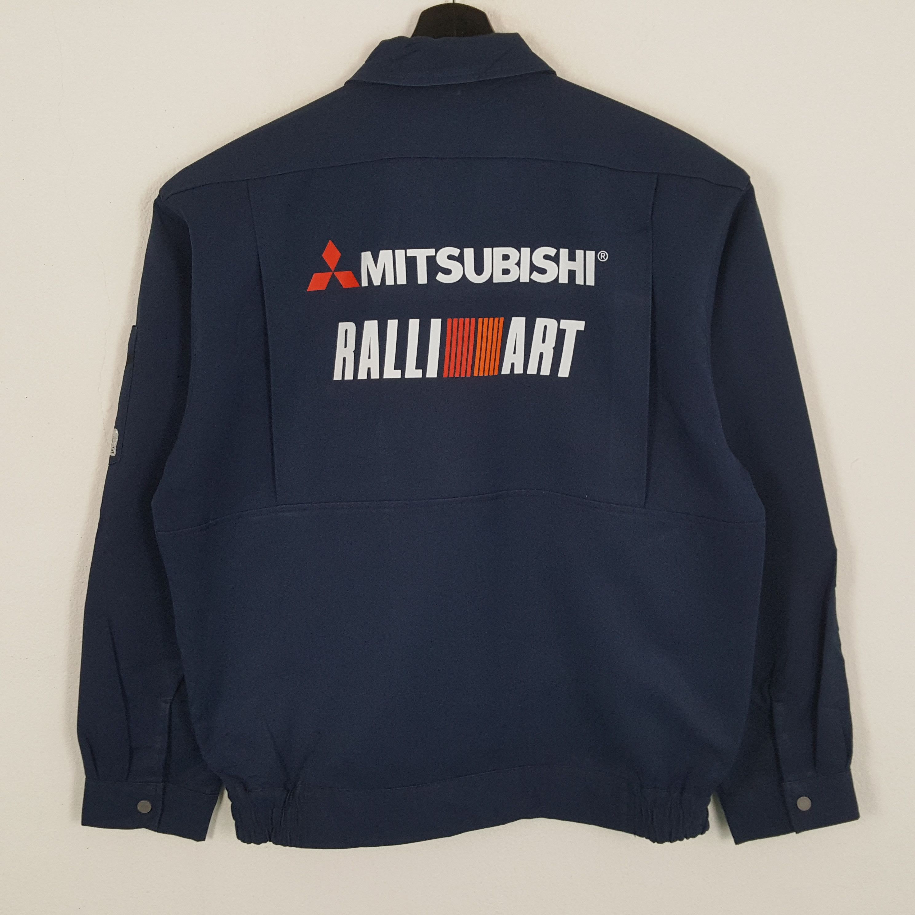 Vintage MITSUBISHI RALLI ART Motorsports Custom Art Jacket Size US L / EU 52-54 / 3 - 1 Thumbnail