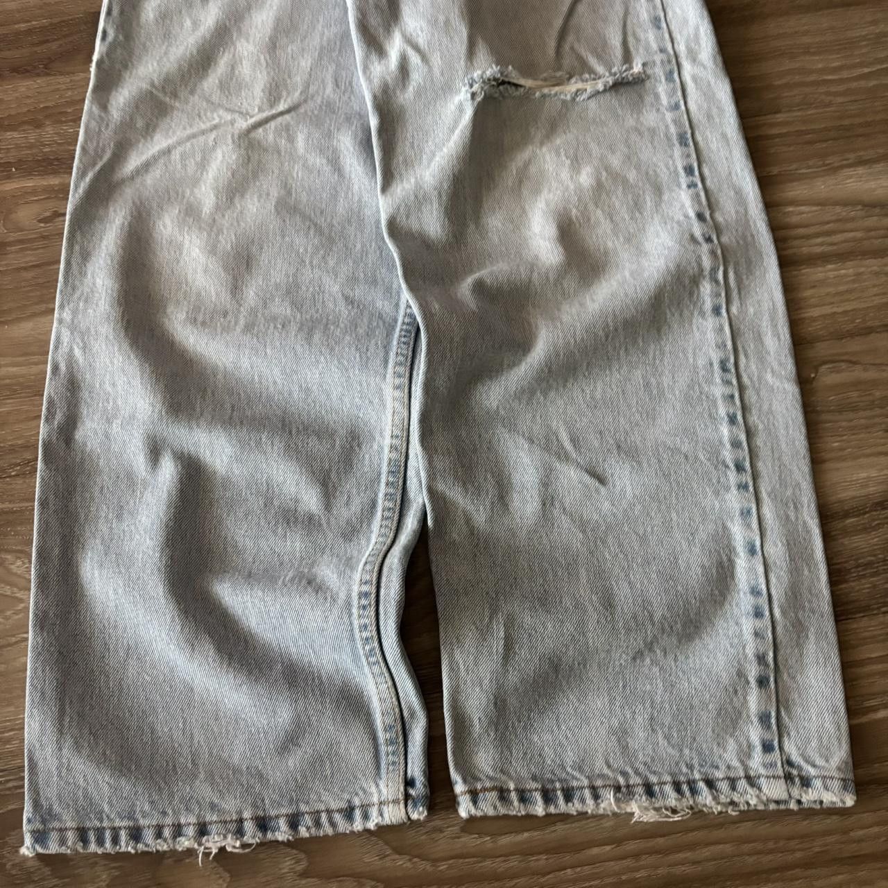 Levi's Crazy Vintage 90s Baggy Light Wash Levis Distressed Denim Jeans! 30x32 Size US 30 / EU 46 - 6 Thumbnail