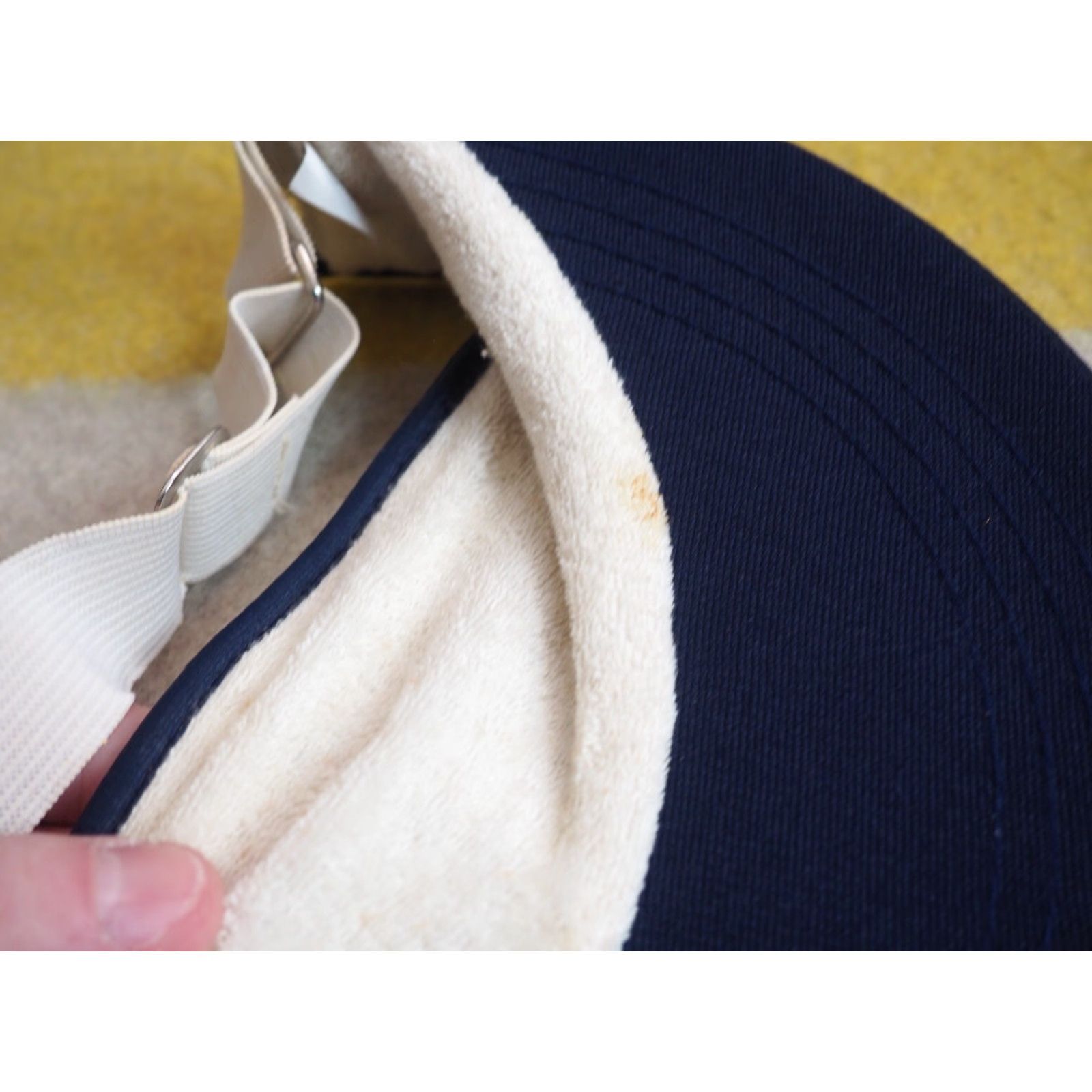 Camel VINTAGE Camel Cap OSFM Adjustable Navy Blue Visor Summer Hat 80s 90s Sportswear/Beach Mens Womens Girls Camel Size ONE SIZE - 5 Thumbnail