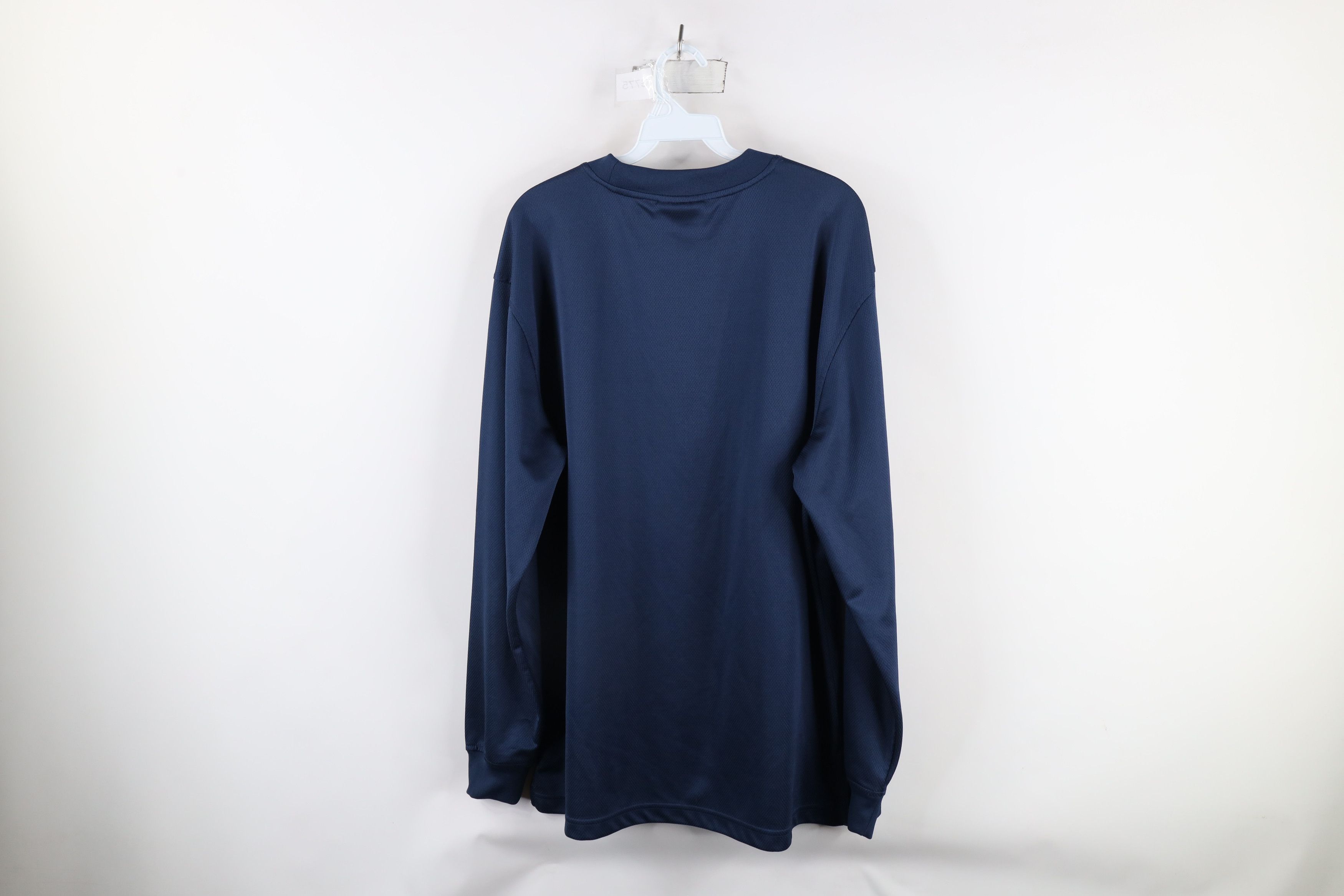 Vintage Vintage 90s University of Michigan Knit Long Sleeve T-Shirt Size US L / EU 52-54 / 3 - 7 Thumbnail