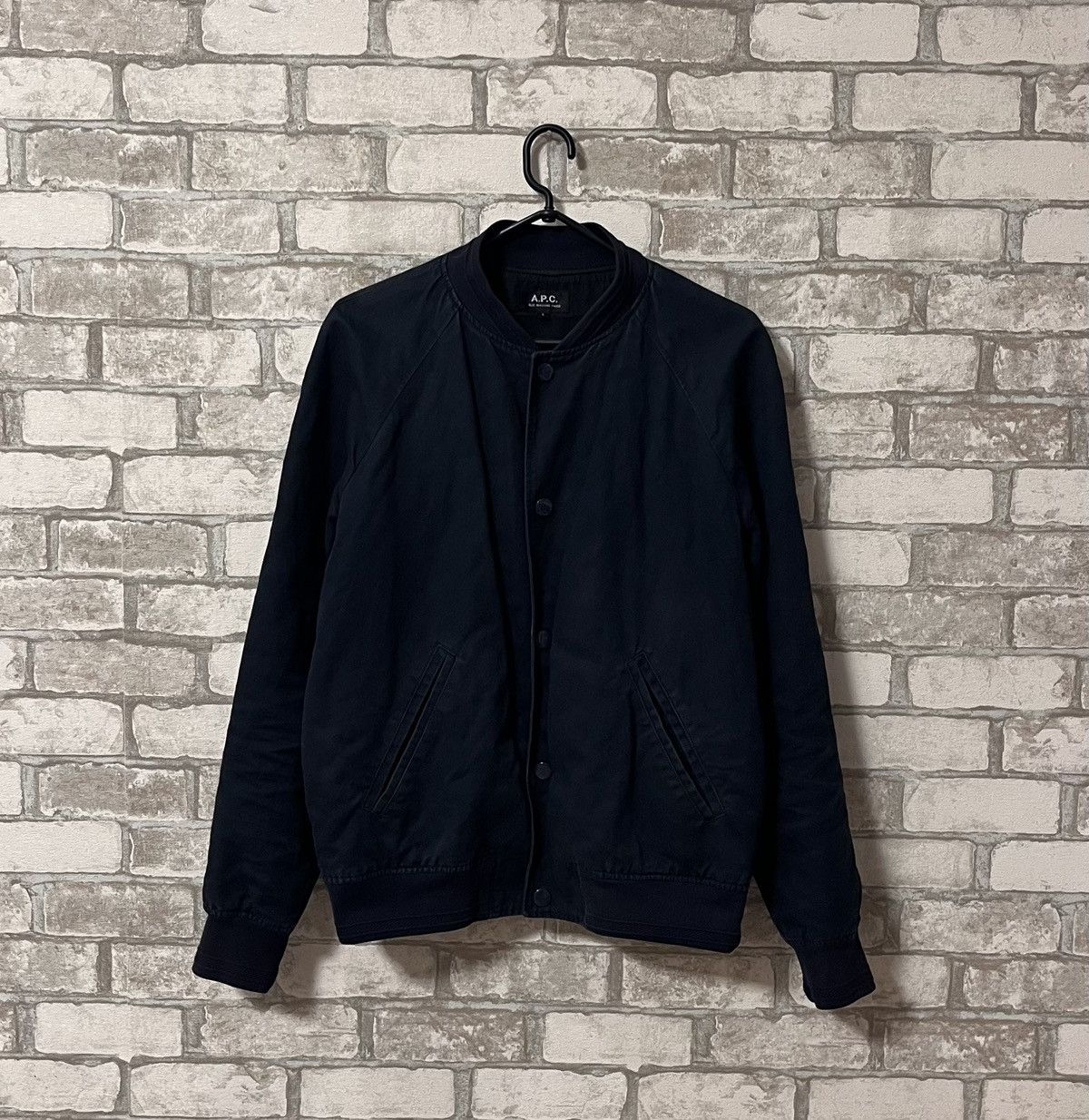 🇯🇵A.P.C Navy Kenickie Teddy Dark Navy Jacket