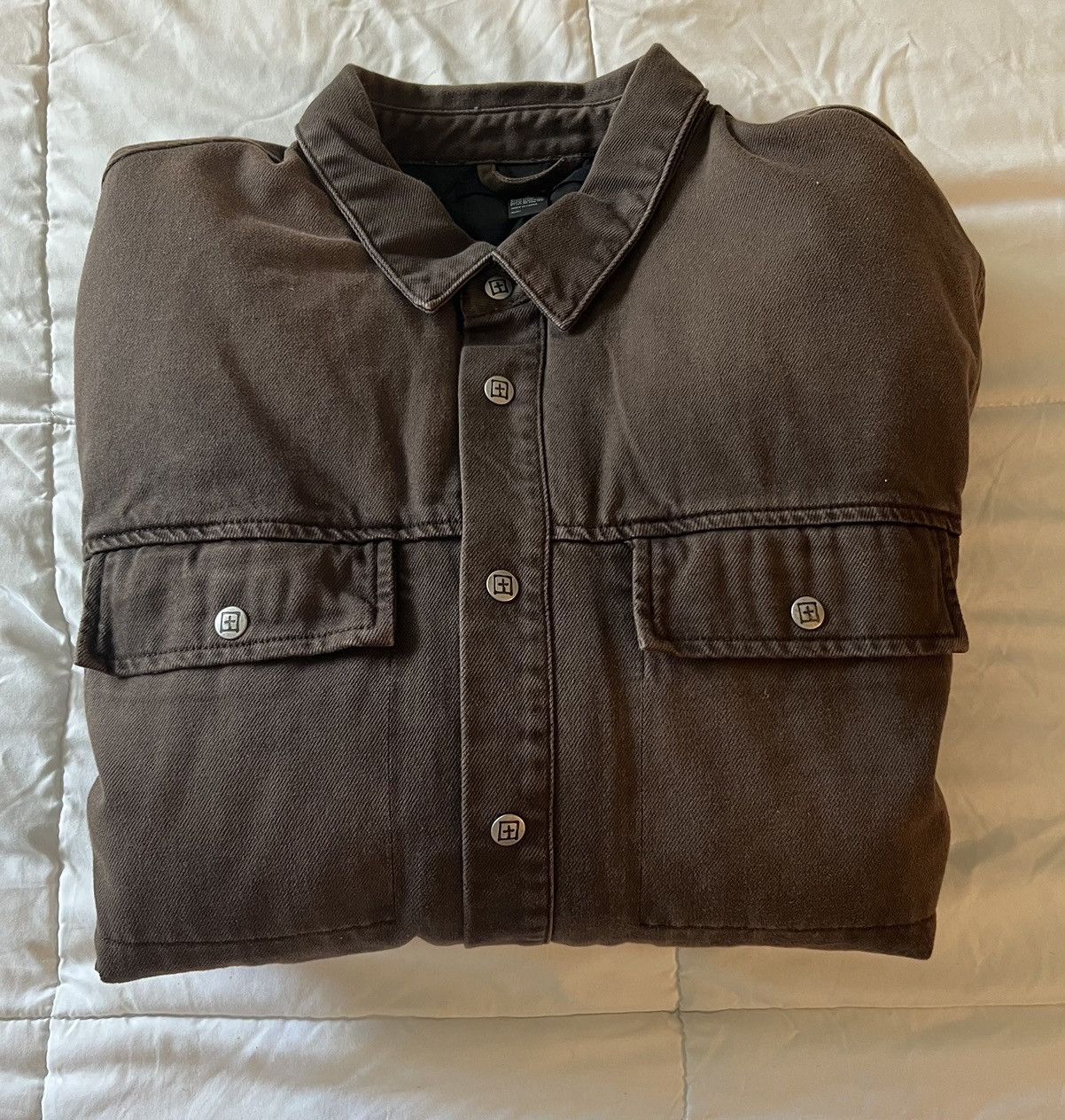 Ksubi KSUBI ANTI SHIRT WORK JACKET XPRESSO BROWN SIZE XXL Size US XXL / EU 58 / 5 - 3 Thumbnail