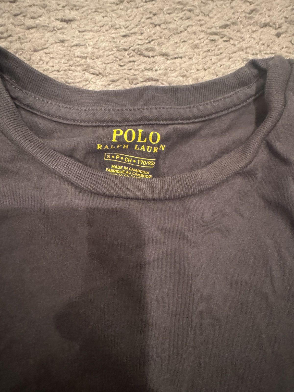 Polo Ralph Lauren Grey polo tshirt Size US S / EU 44-46 / 1 - 3 Thumbnail
