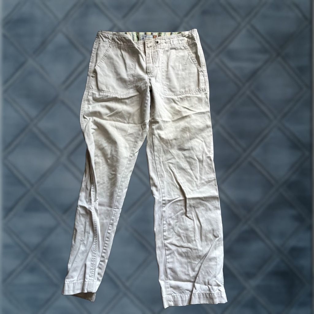 Old Navy VINTAGE Old Navy Pants 6 Stretch Khakis Tan Brown Classic Rise Straight Size ONE SIZE - 1 Thumbnail