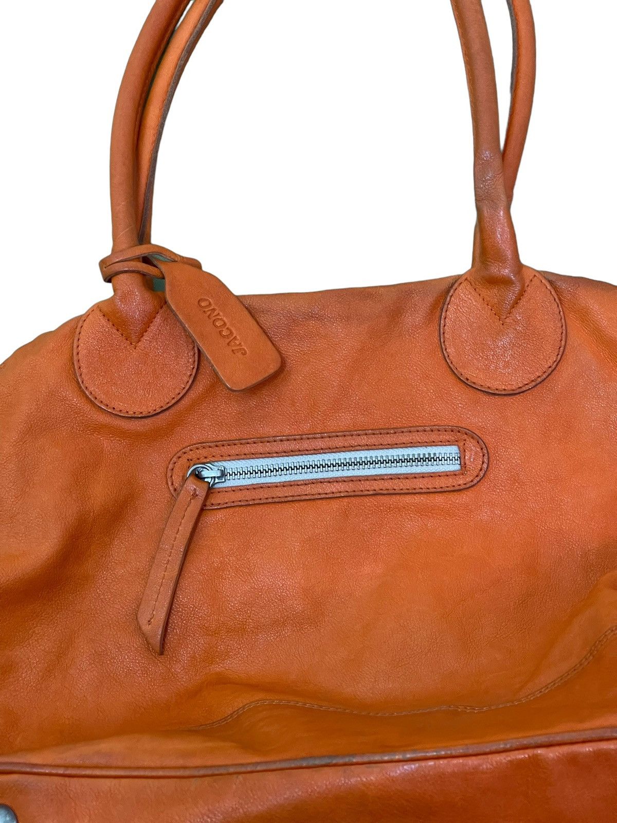 Japanese Brand Full Leather Jacono Italy Shoulder Bag 3🟩 Size ONE SIZE - 12 Thumbnail