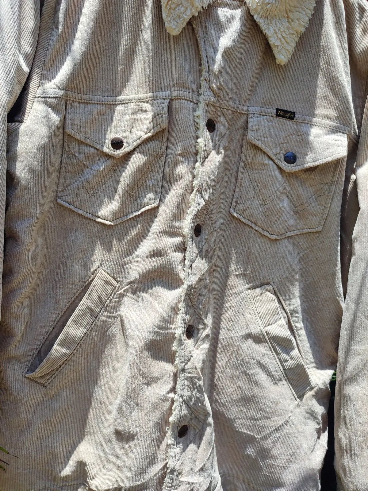 Wrangler Vintage Wrangler Wrange Coat Sherpa-Lined Corduroy Jacket Size US M / EU 48-50 / 2 - 7 Thumbnail