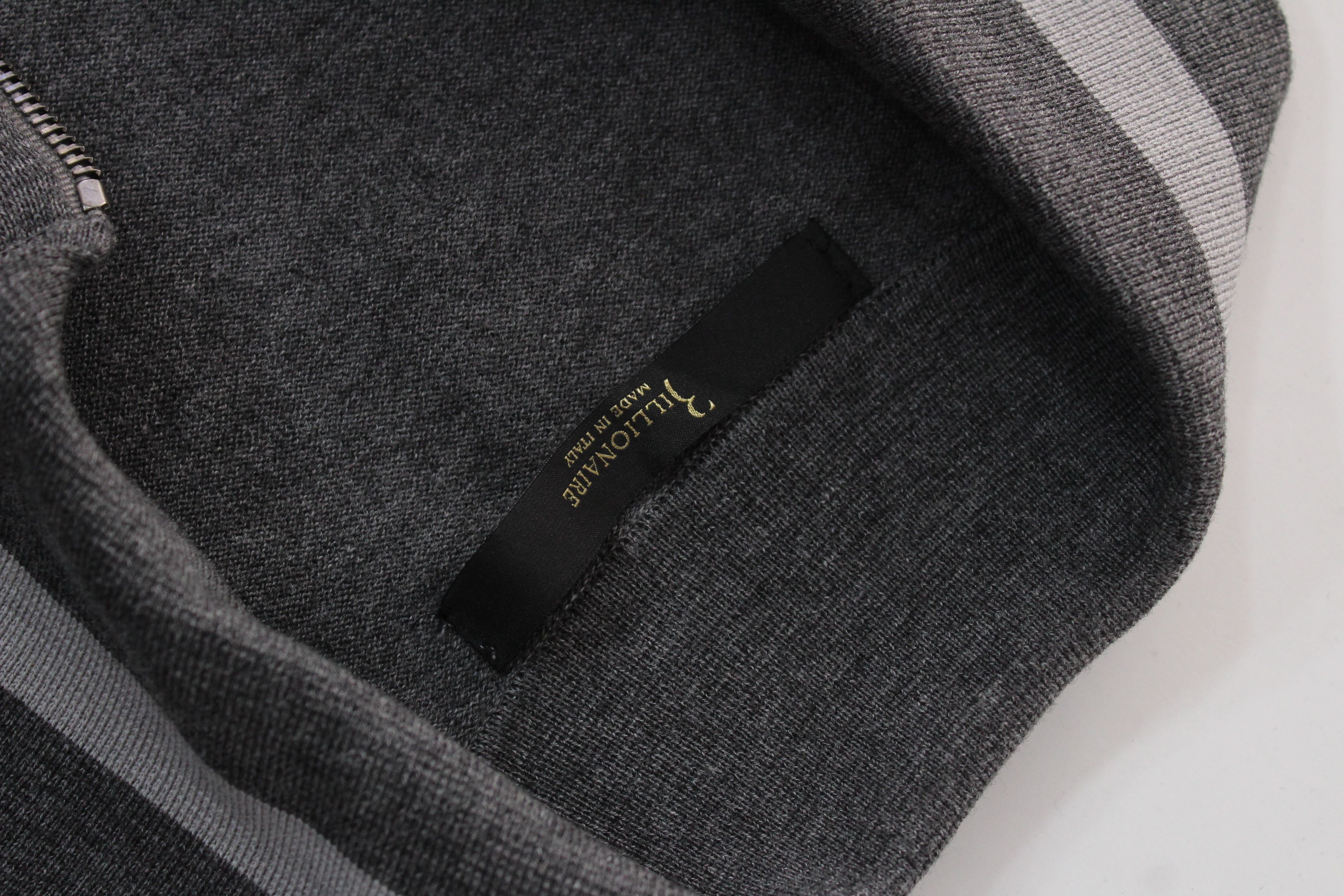 Billionaire Couture Billionaire Zip Mock Neck Crest Sweater Size US S / EU 44-46 / 1 - 10 Thumbnail