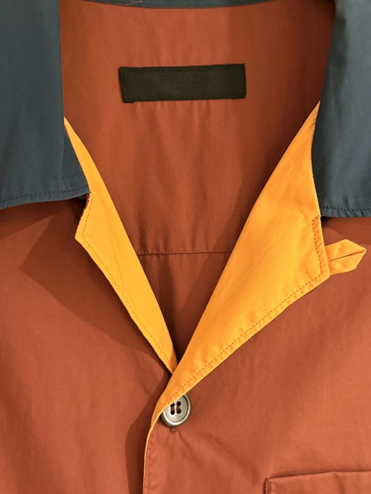 Prada LS Color block Hawaiian shirt Size US M / EU 48-50 / 2 - 4 Thumbnail