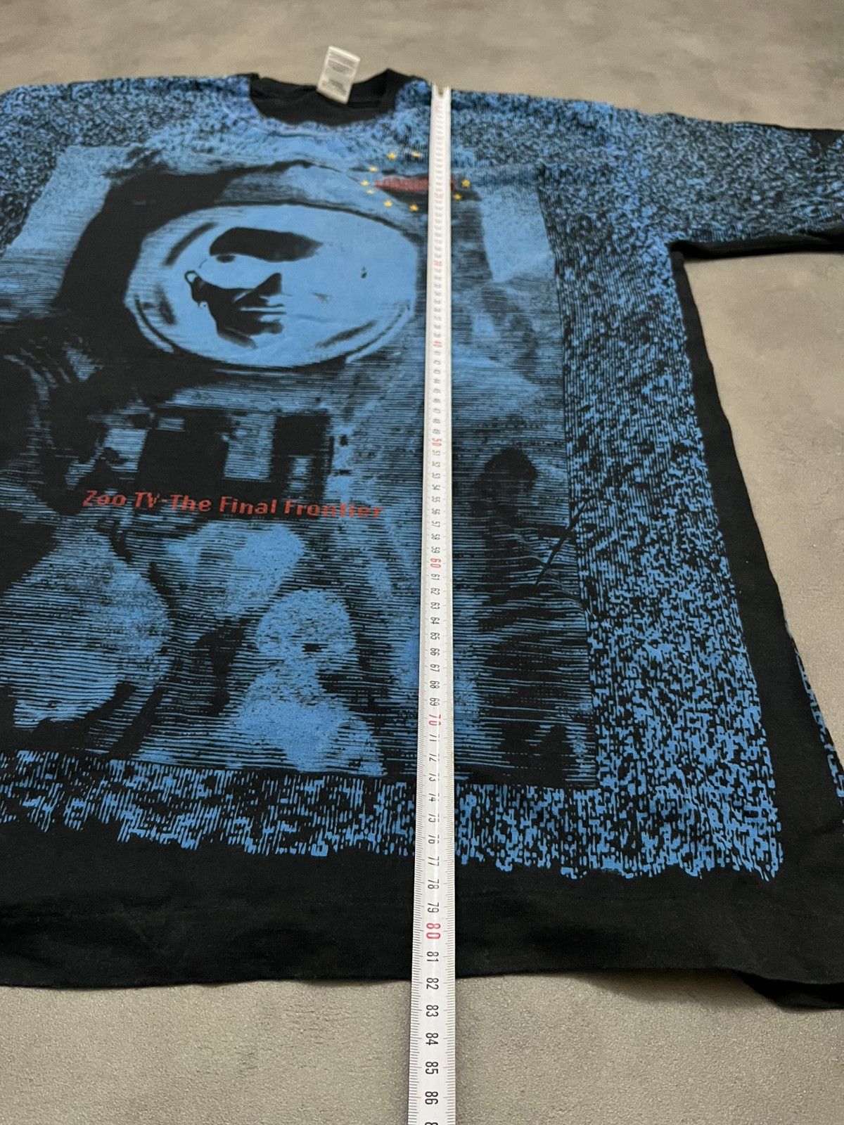 Band Tees U2 ZOOROPA '93 TOUR ZOO TV THE FINAL FRONTIER AOP TEE Size US XL / EU 56 / 4 - 9 Thumbnail