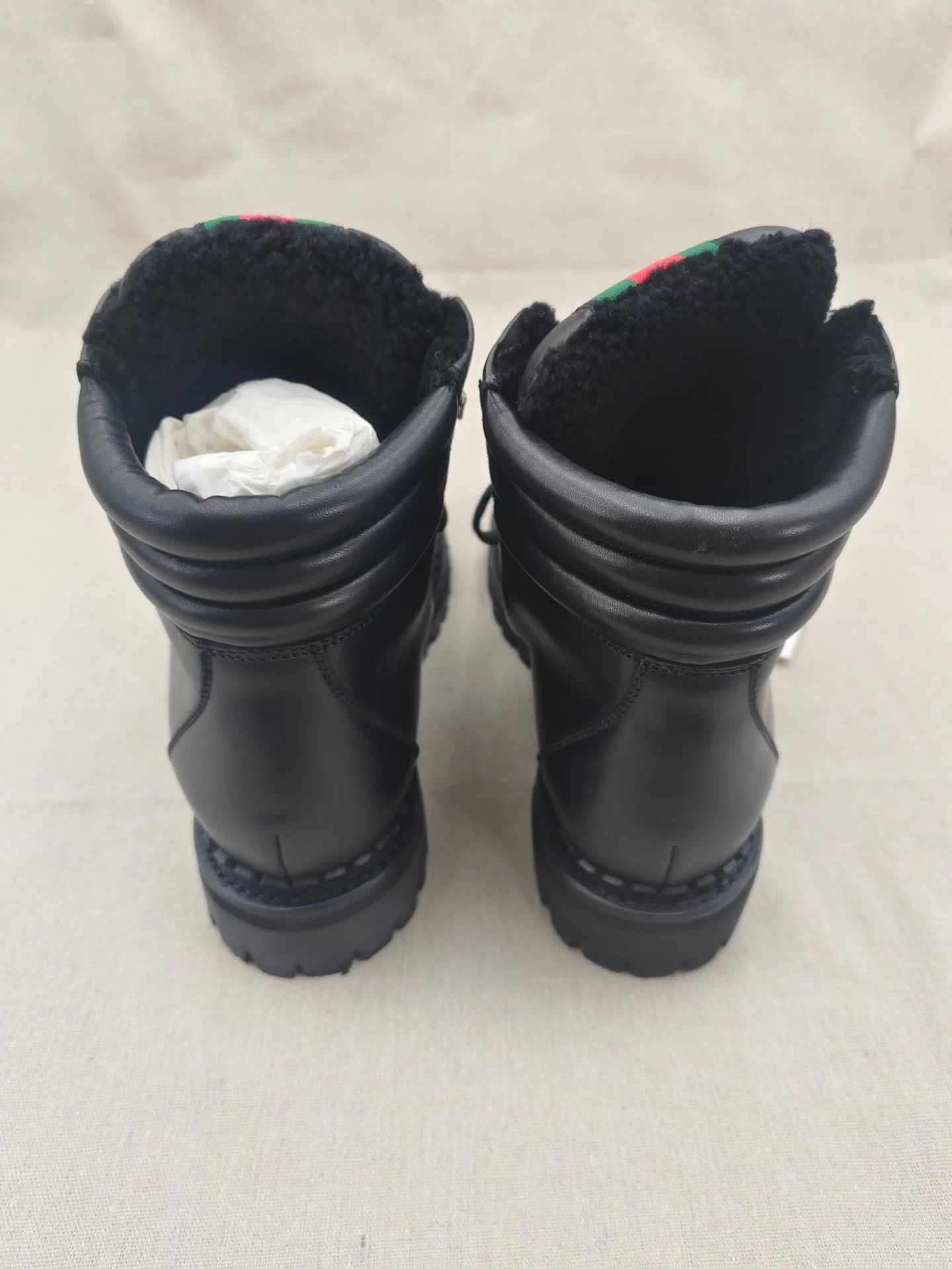 Gucci Gucci, brand new Gucci bee-themed boots/Doc Martens for men Size US 11.5 / IT 41.5 - 4 Thumbnail