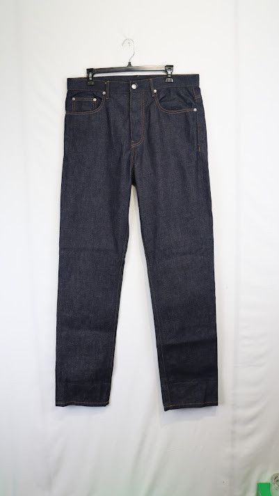 Helmut Lang o1rshd1 Turn up Jean RAW Denim Jeans in Blue Size US 32 / EU 48 - 3 Thumbnail