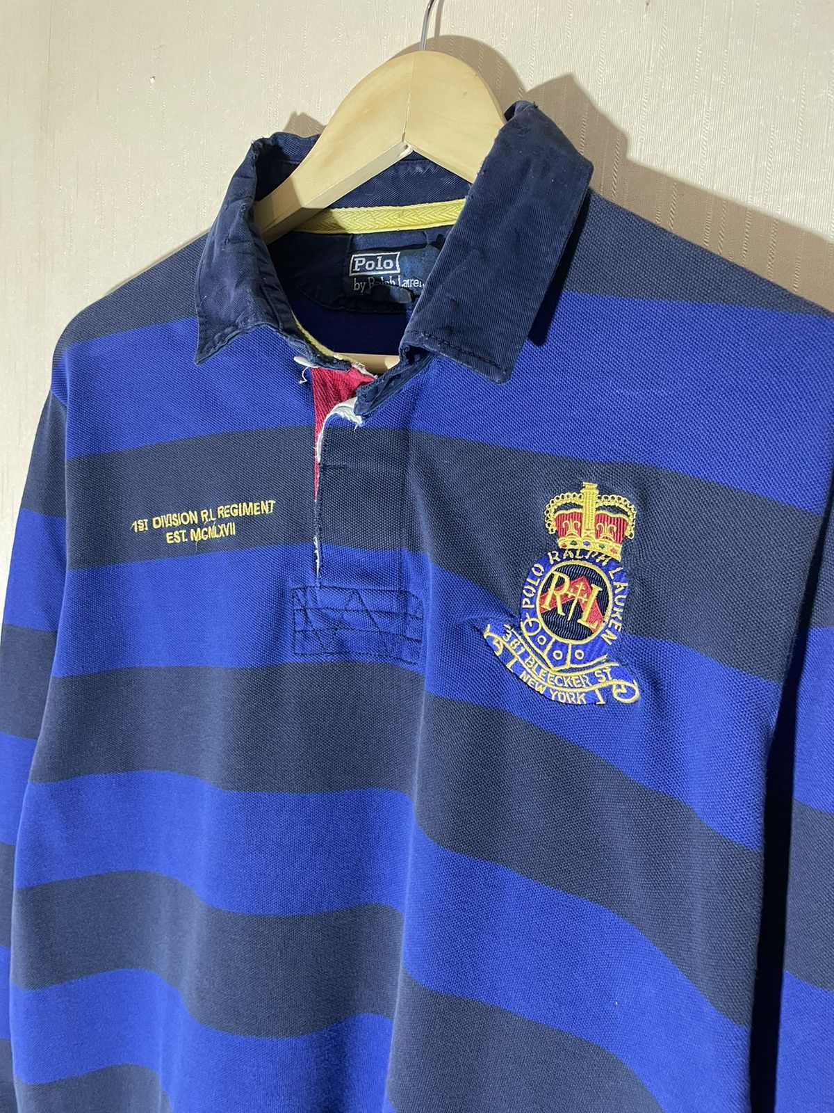 Polo Ralph Lauren × Vintage Polo Ralph Lauren vintage rugby jersey Size US XL / EU 56 / 4 - 4 Thumbnail