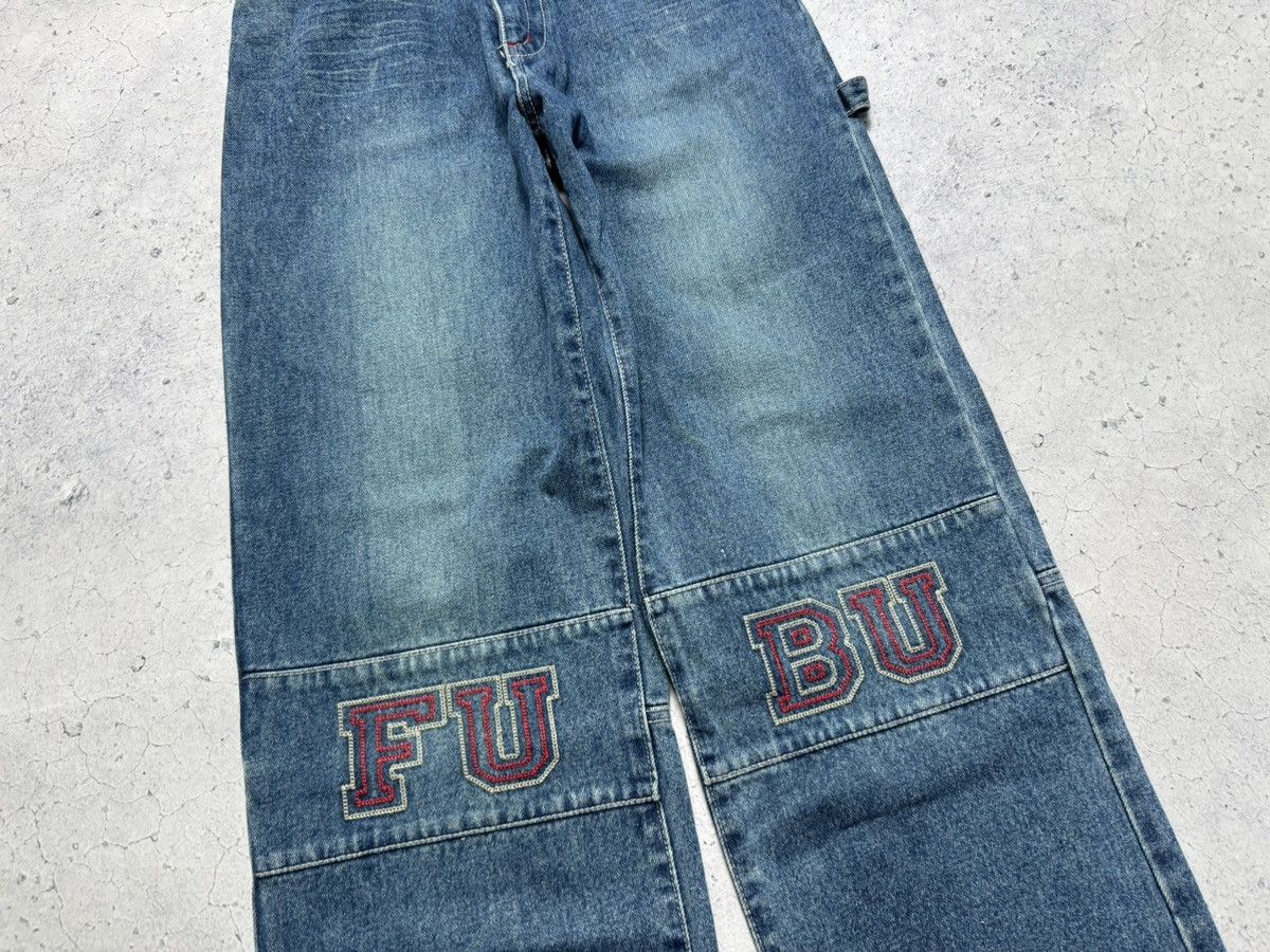 Fubu Fubu Vintage Denim Jeans Rap Skate Big Logo Size US 30 / EU 46 - 4 Thumbnail