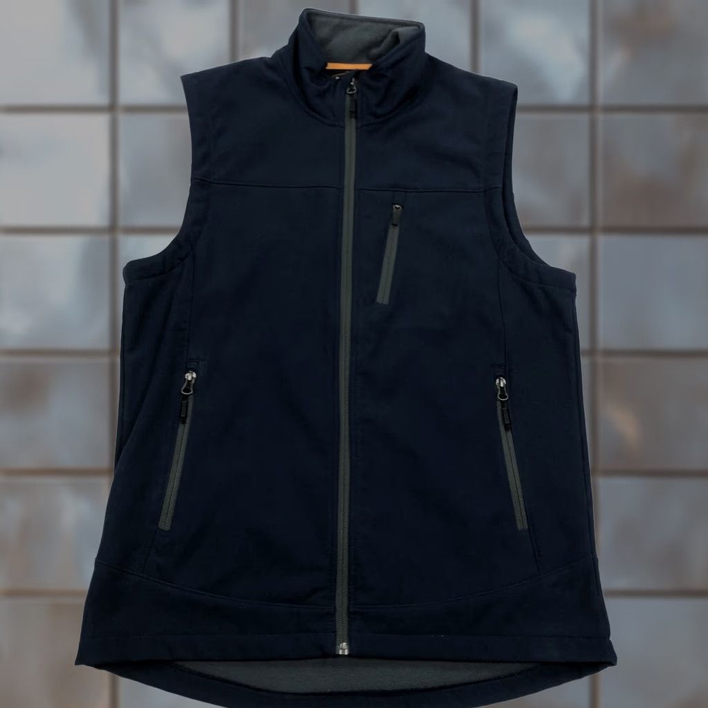 Orvis ORVIS Vest Navy Blue M Full Zip Softshell Lined Pockets Fleece 2PPM Mens Size US M / EU 48-50 / 2 - 1 Thumbnail