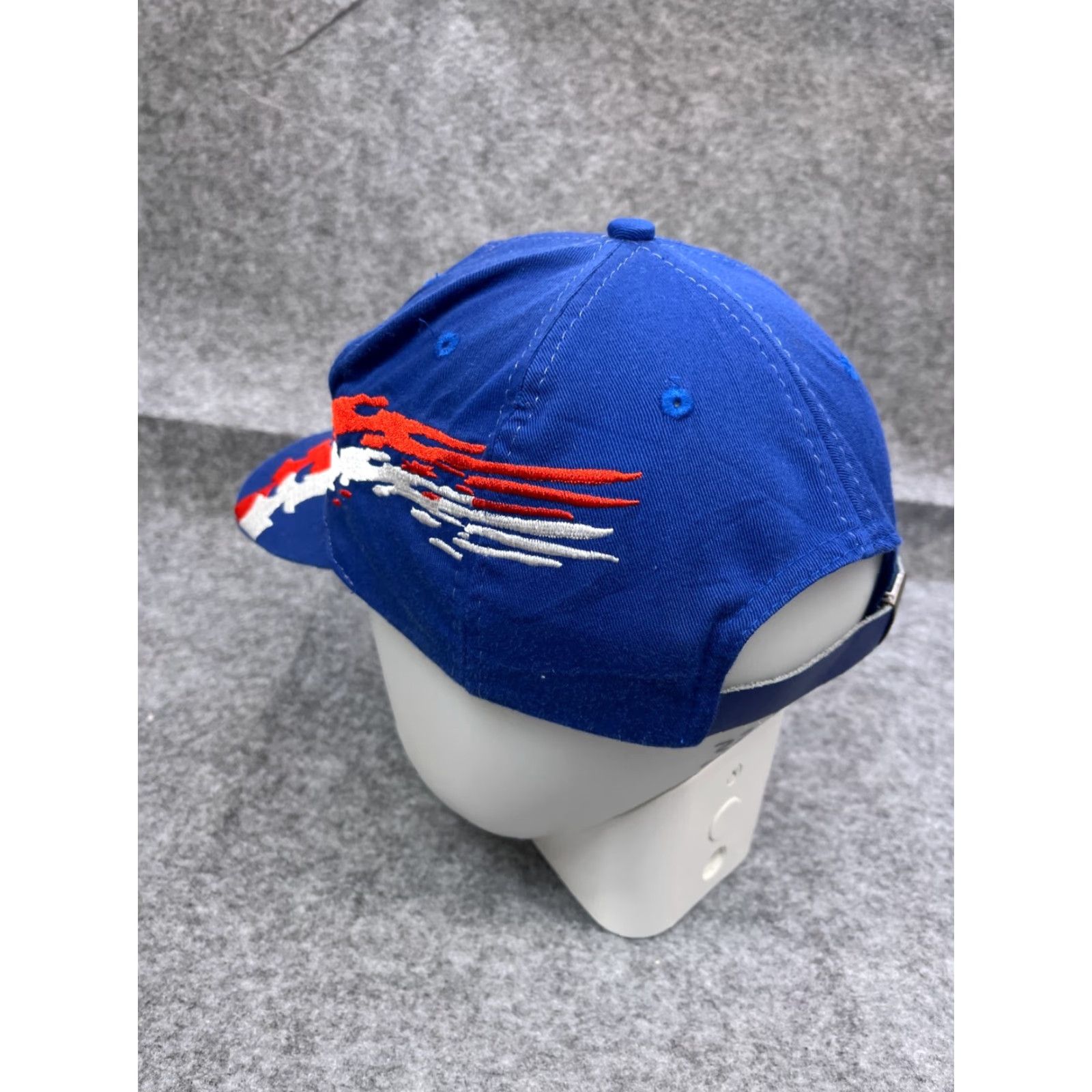 Vintage VINTAGE Nissin Hat Cap Strap Back Adult Blue Baseball Cap Hat/Cap Mens Adjustable Twill Cotton Polyester Cap Size ONE SIZE - 5 Thumbnail