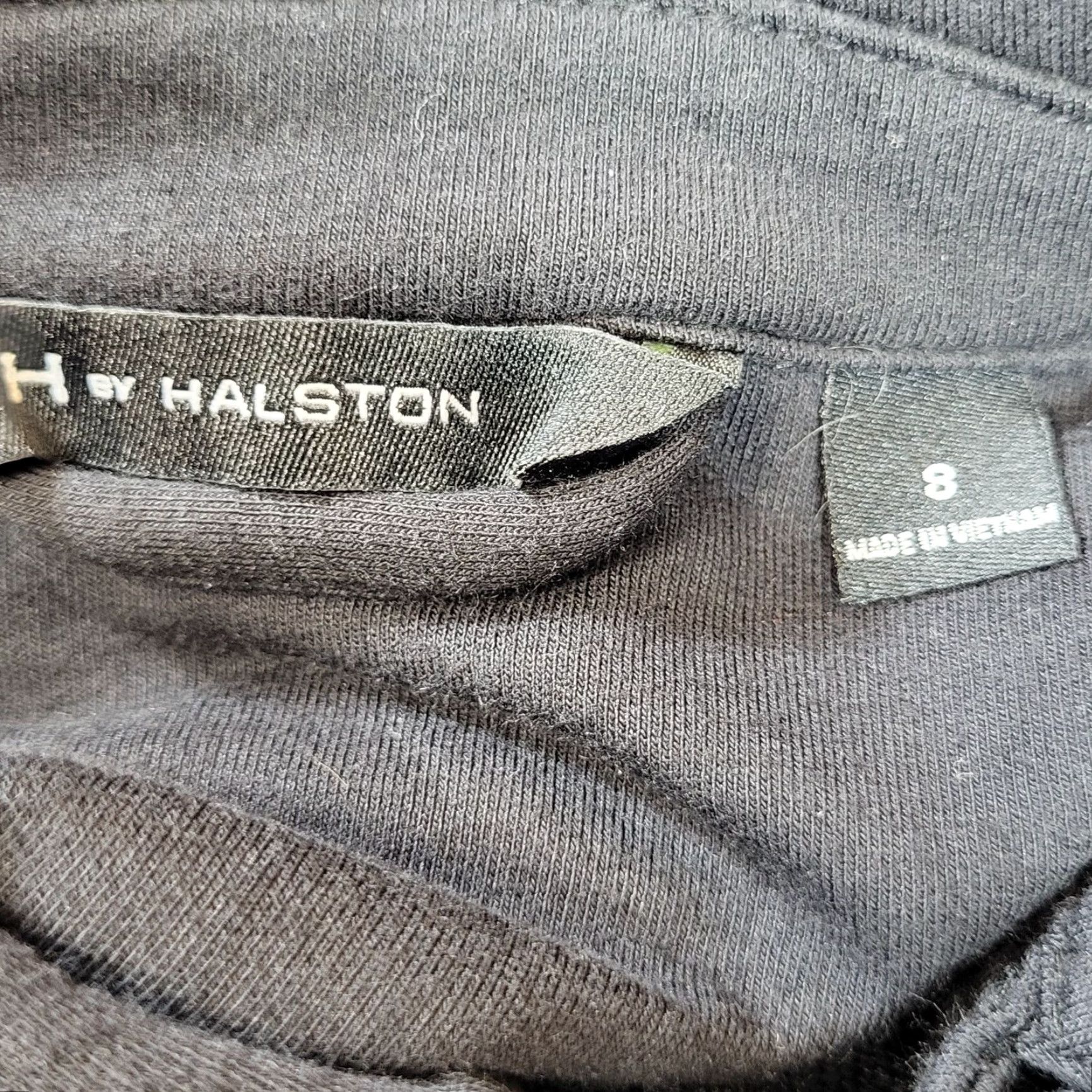 Vintage H By Halston Black Moto Jacket Size 8 Asymmetrical Zip Womens Outerwear Jacket Size M / US 6-8 / IT 42-44 - 5 Thumbnail
