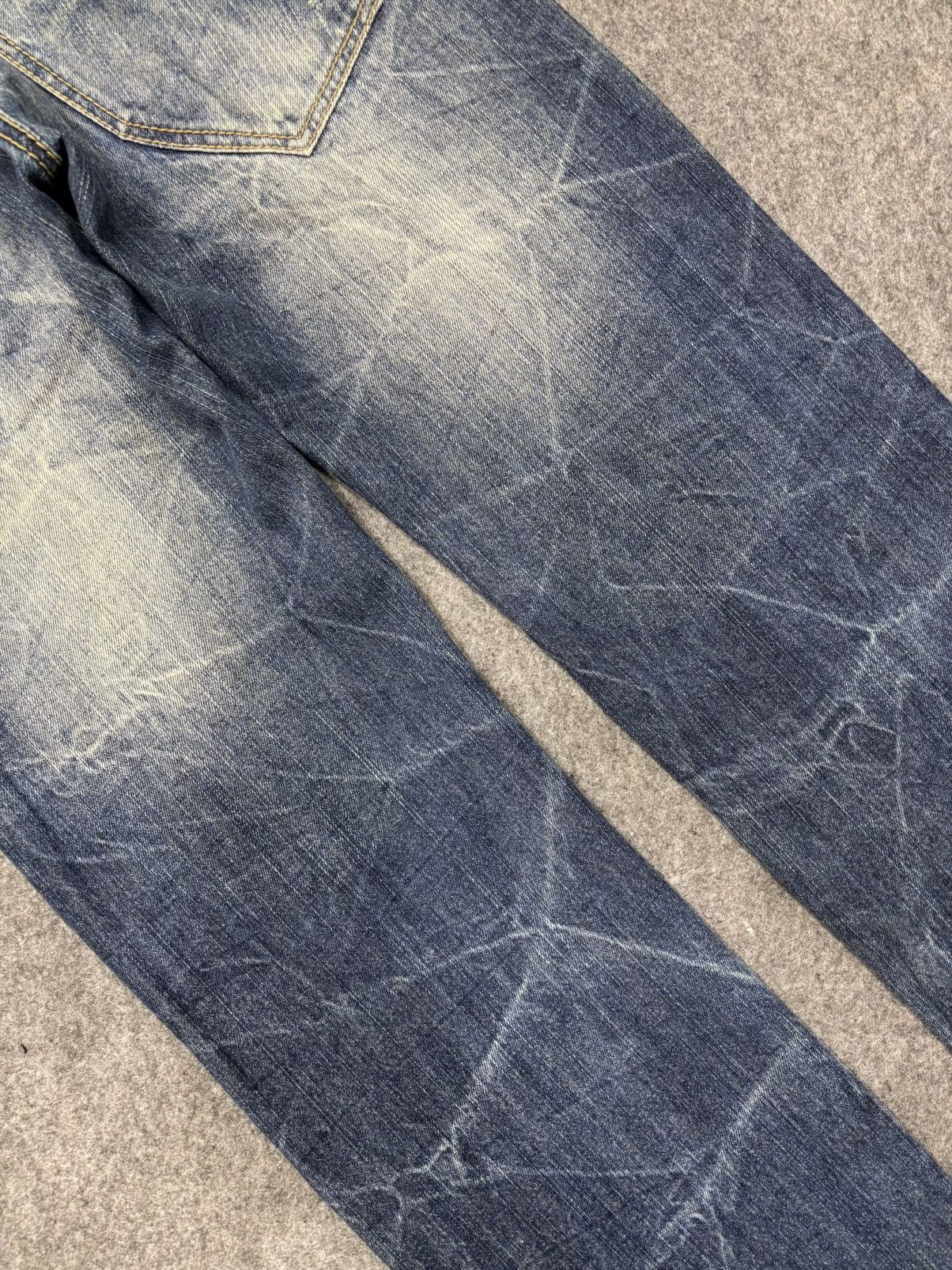 Seditionaries 💥Insane💥SorriderexBack&Forth Spiral Distressed Denim F661 Size US 33 - 18 Thumbnail