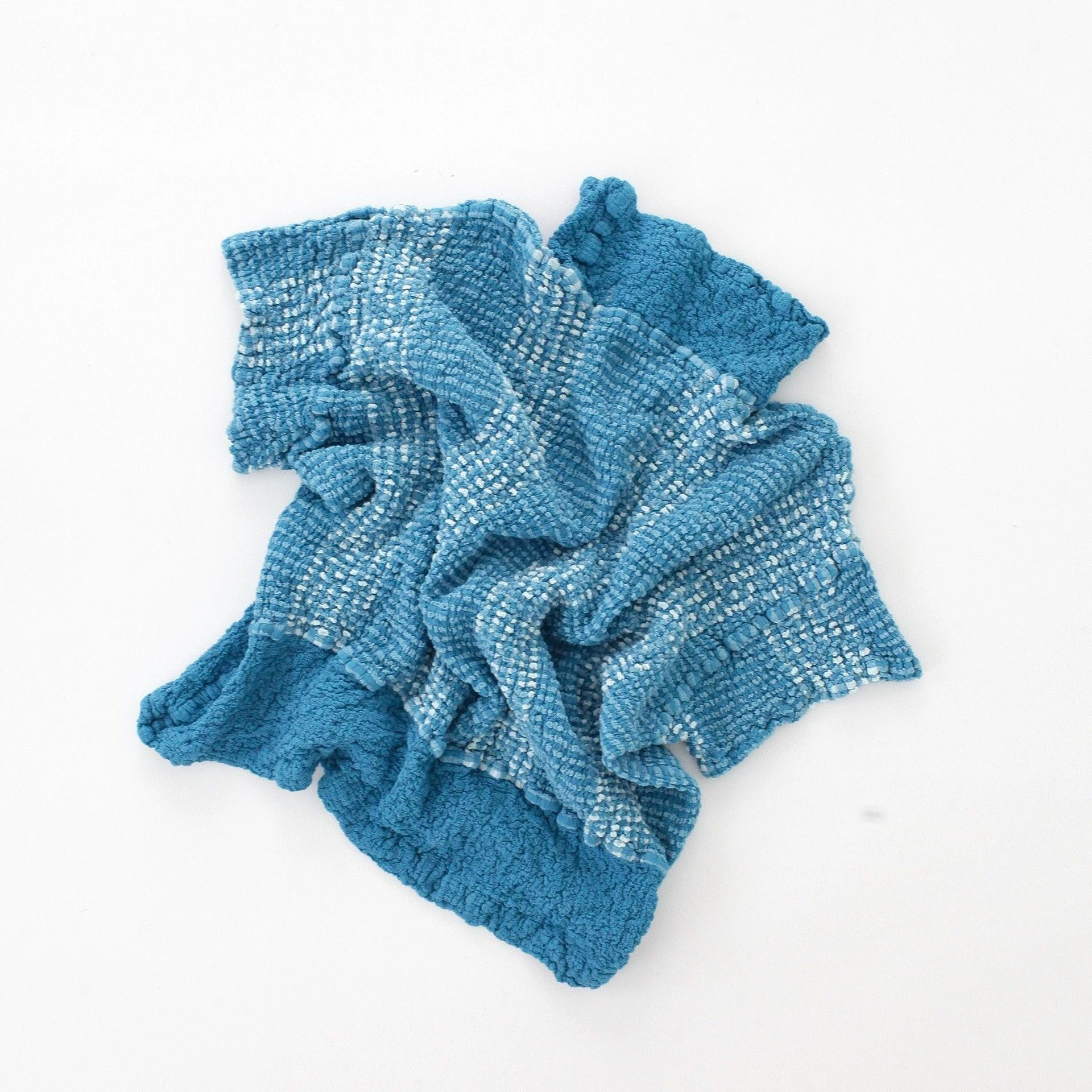 Issey Miyake ISSEY MIYAKE CAULIFLOWER GINGHAM STRIPE BLUE SS Size XS / US 0-2 / IT 36-38 - 1 Thumbnail