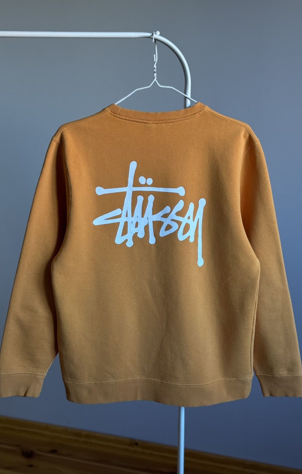 Stussy Stussy Basic Logo Sweatshirt Orange M Size US M / EU 48-50 / 2 - 14 Thumbnail