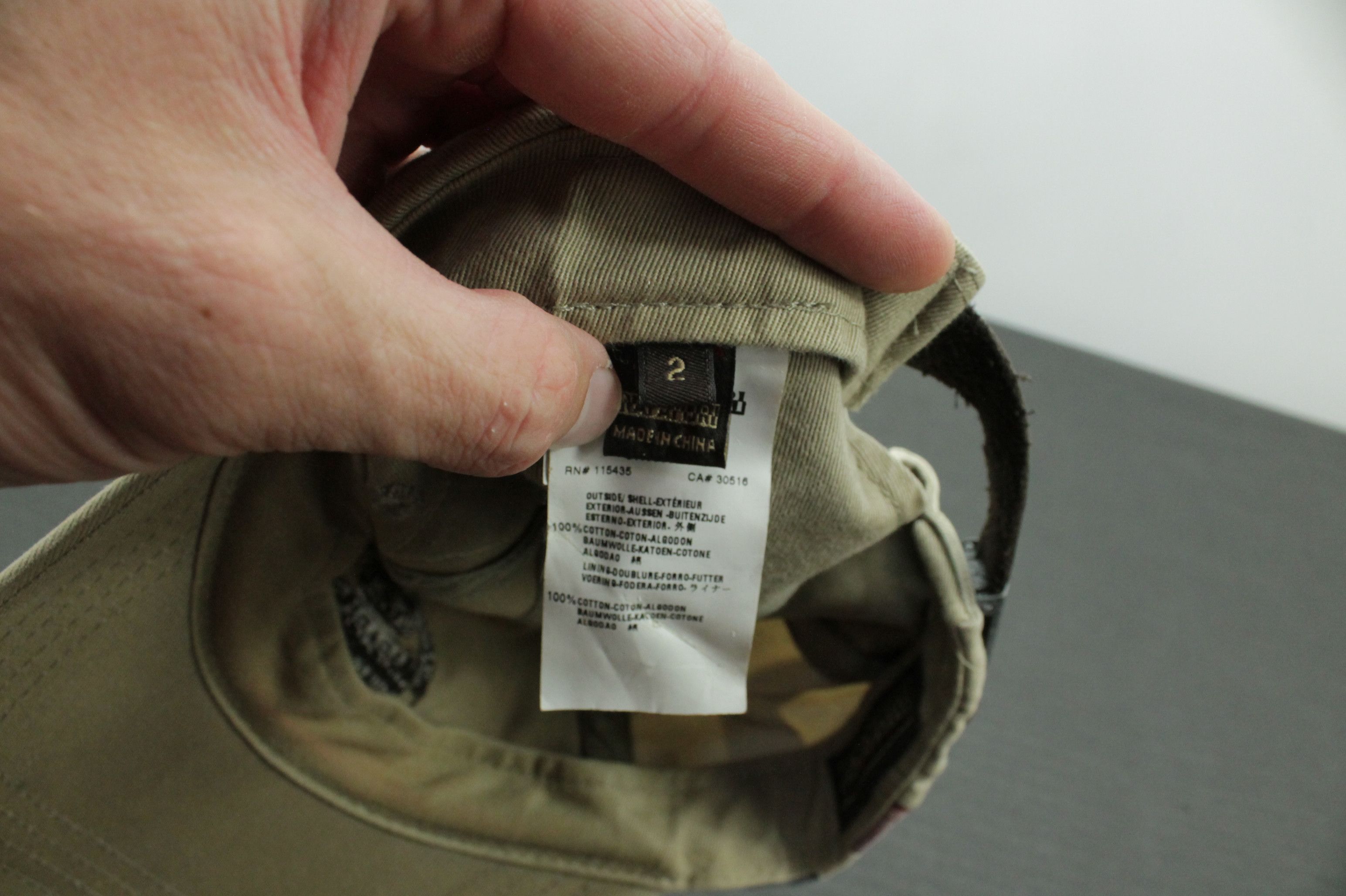 Napapijri Napapijri Beige Cotton Distressed Cap Size ONE SIZE - 8 Thumbnail