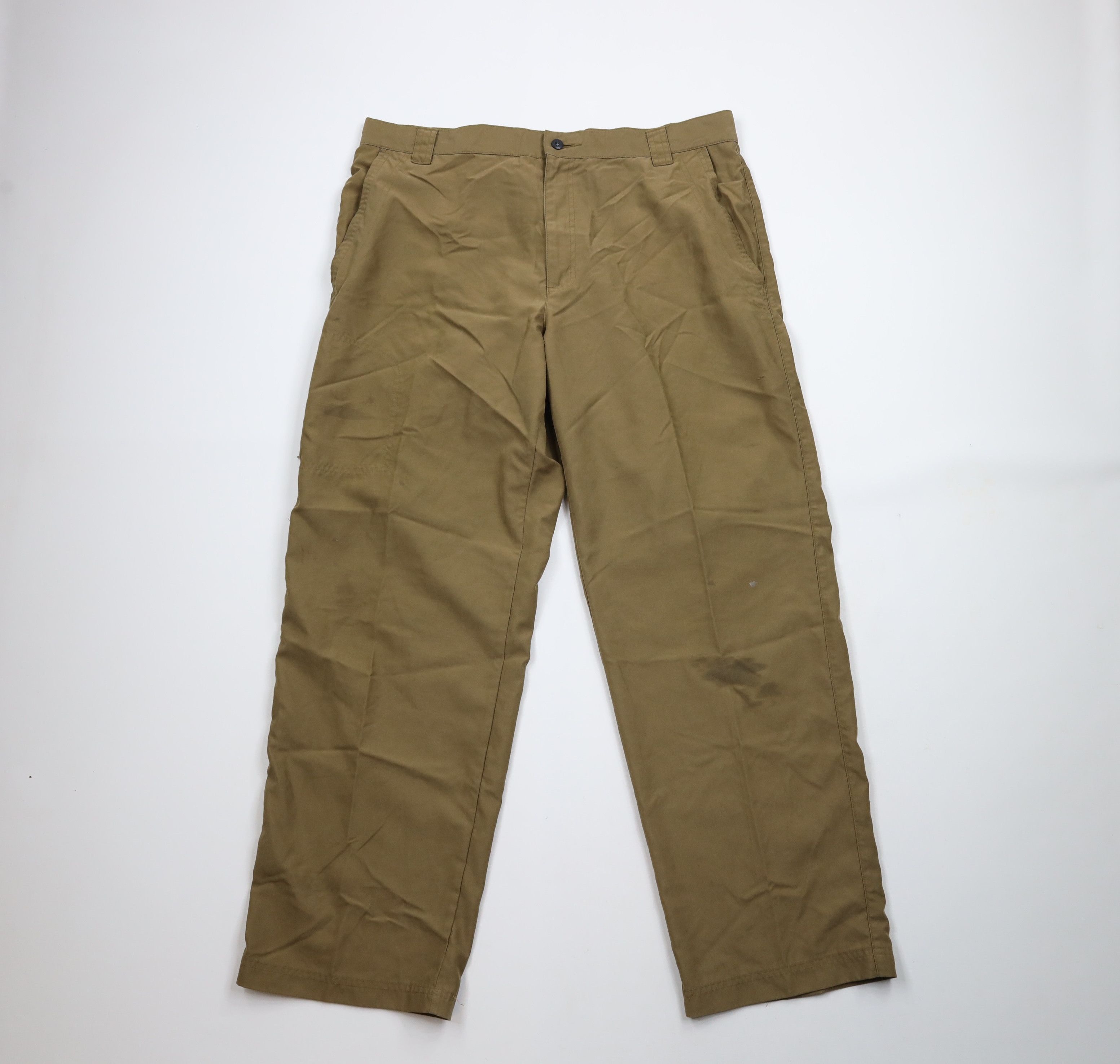 Columbia × Vintage Vintage Columbia Microfiber Wide Leg Utility Pants Brown Size US 40 / EU 56 - 1 Thumbnail