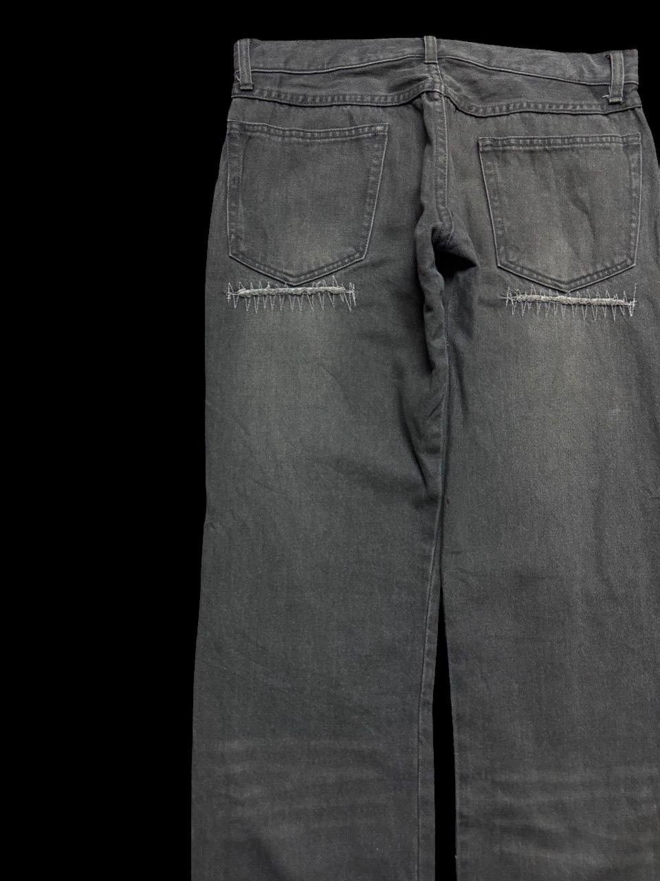 Designer SICK Men's Melrose Mudwash Grunge Distressed Ripped Jeans Size US 30 / EU 46 - 18 Thumbnail