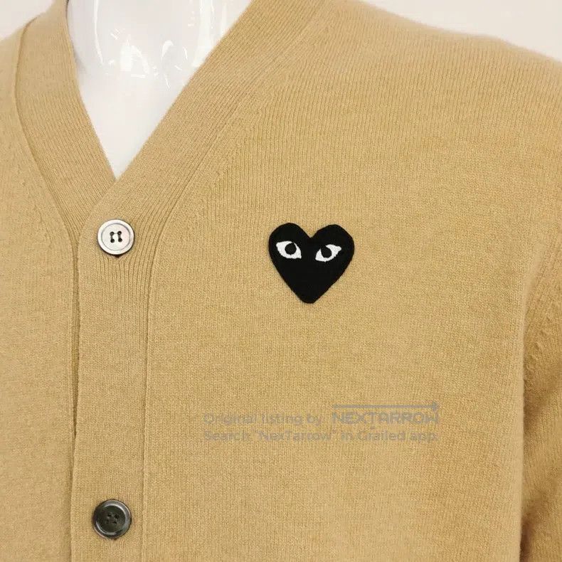 Comme des Garcons Comme des Garcons Wool V-neck long-sleeve knitted sweater Size XL / US 12-14 / IT 48-50 - 3 Thumbnail