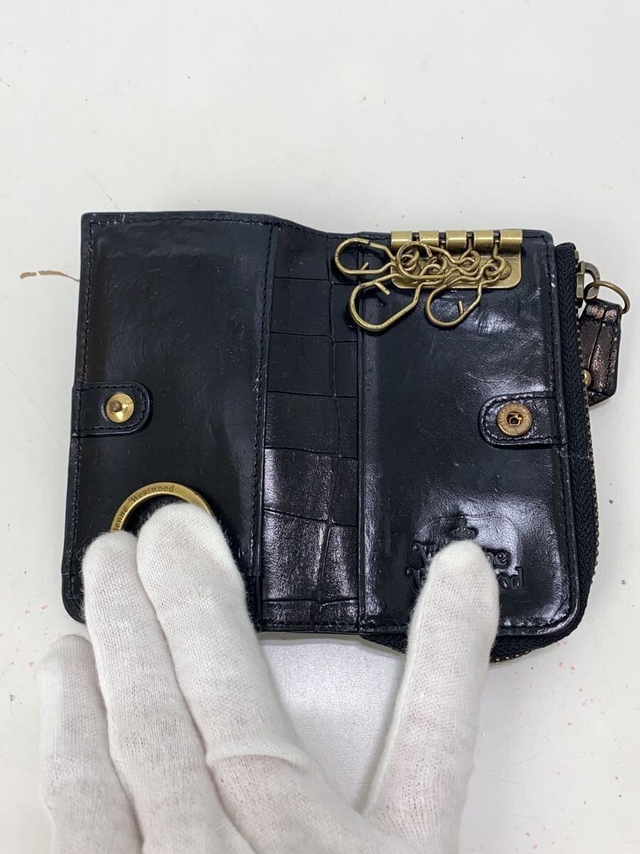 Vivienne Westwood Crocodile Embossed Leather Wallet Size ONE SIZE - 3 Thumbnail