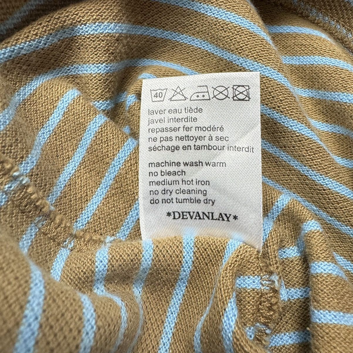 Other Vintage Lacoste Brown/Baby Blue Striped Polo T-Shirt Size US M / EU 48-50 / 2 - 19 Thumbnail
