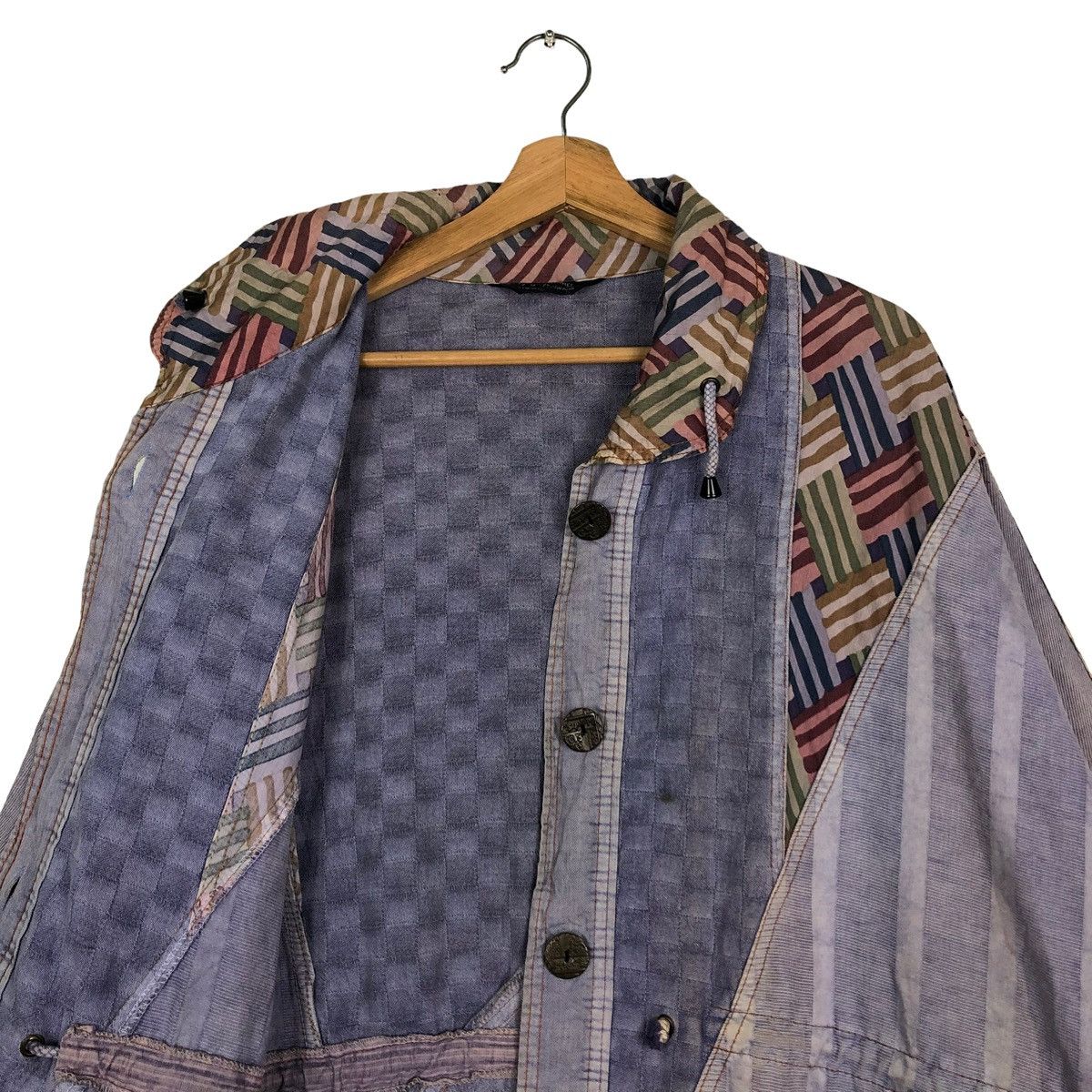 Japanese Brand × Vintage 🔥VINTAGE TRADITIONAL BUTTON JACKET NATIVE ISSEY MIYAKE JAPAN Size US M / EU 48-50 / 2 - 12 Thumbnail