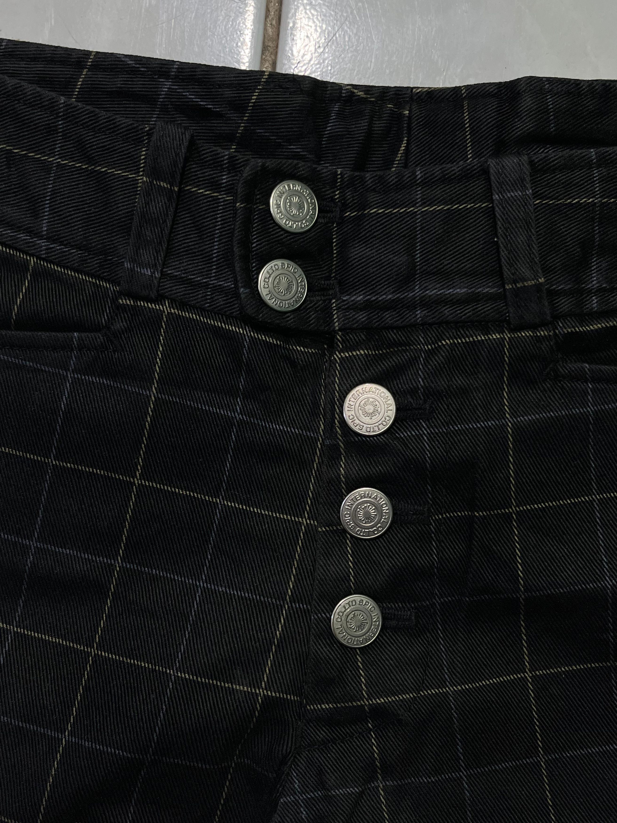 Tornado Mart Tornado Mart Tartan Flared Pants Size US 28 / EU 44 - 5 Thumbnail