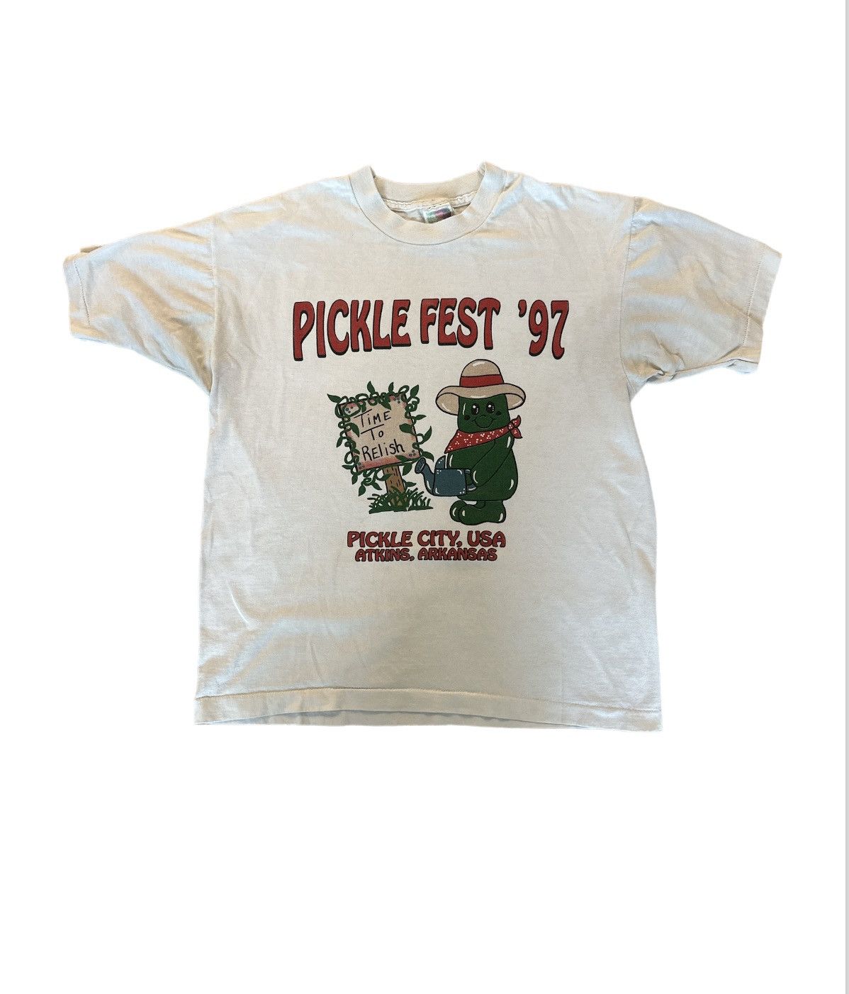 Other × Vintage RARE Vintage 1997 Picklefest All Over Tee Size US M / EU 48-50 / 2 - 1 Thumbnail