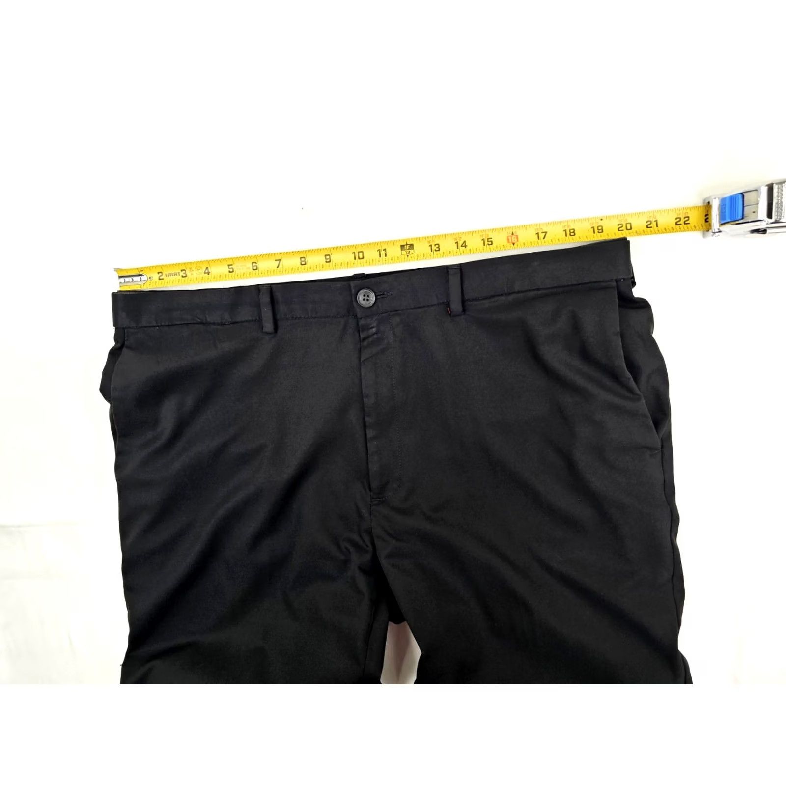Haggar Haggar Black 40x30 Haggar Cool 18 Pro Classic Pants Men’s 40x30 Black Performance Golf Dress Slacks Stretch Comfort Fit Size US 40 / EU 56 - 6 Thumbnail
