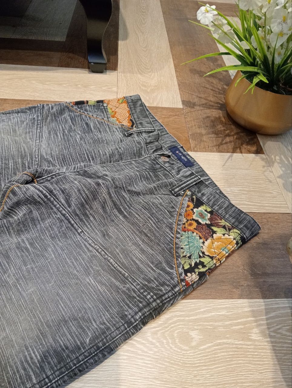 Japanese Brand JAPANESE BLUE TRICK SUKAJAN DENIM PANTS Size US 34 / EU 50 - 5 Thumbnail