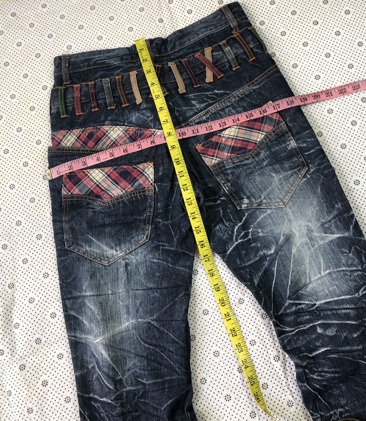 Hysteric Glamour × Japanese Brand Nylaus flared bondage jeans Size US 31 - 13 Thumbnail