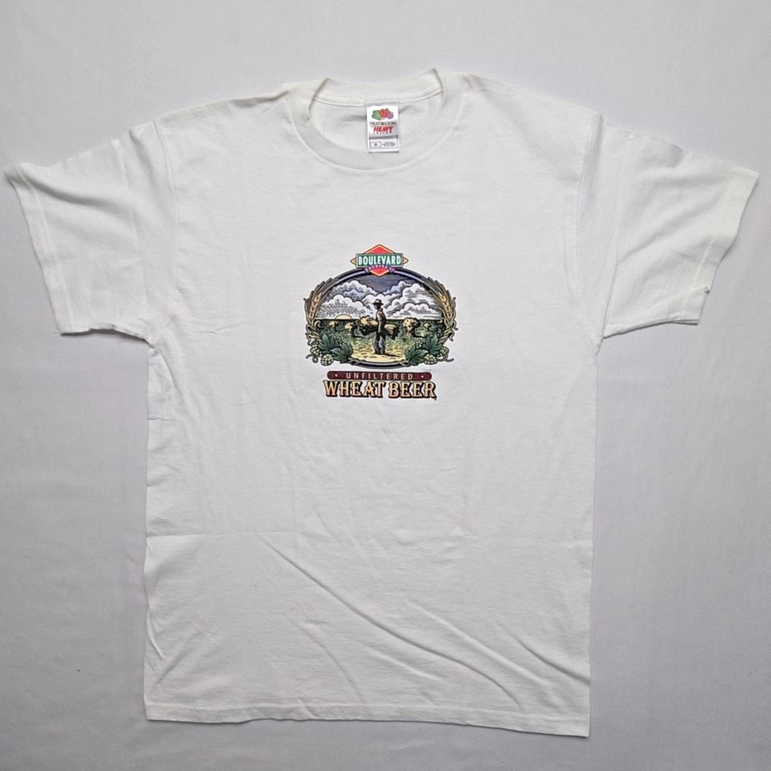 Fruit Of The Loom Boulevard Brewing Co Wheat Beer Graphic Tee M Alcohol Shirt Size US M / EU 48-50 / 2 - 1 Thumbnail