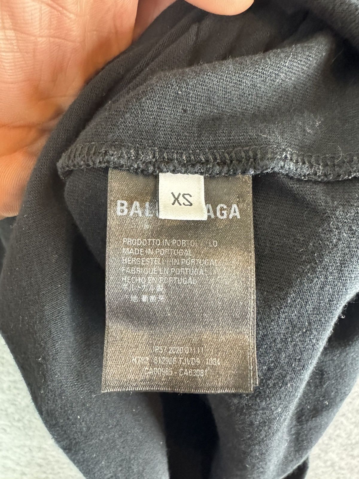 Balenciaga Balenciaga embroidered sponsor logo tshirt men XS fits small Size US XS / EU 42 / 0 - 3 Thumbnail