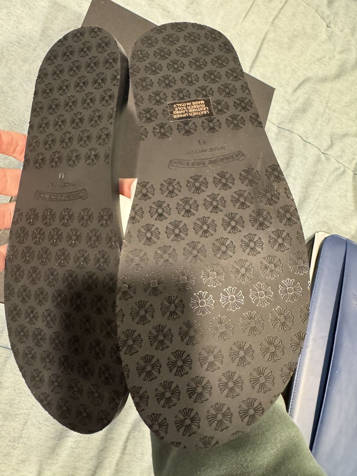 Chrome Hearts Chrome Hearts Cross Slides in White Size US 8.5 / EU 41-42 - 3 Thumbnail