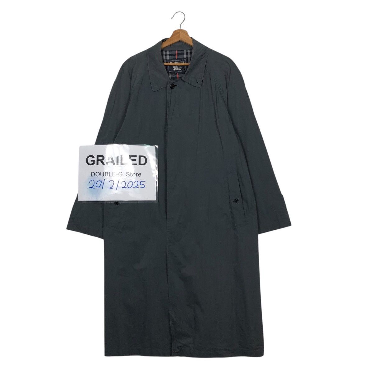 Burberry 📌Vintage Long Coats Jacket Burberrys Nova Check Trench Coat Size US M / EU 48-50 / 2 - 1 Thumbnail