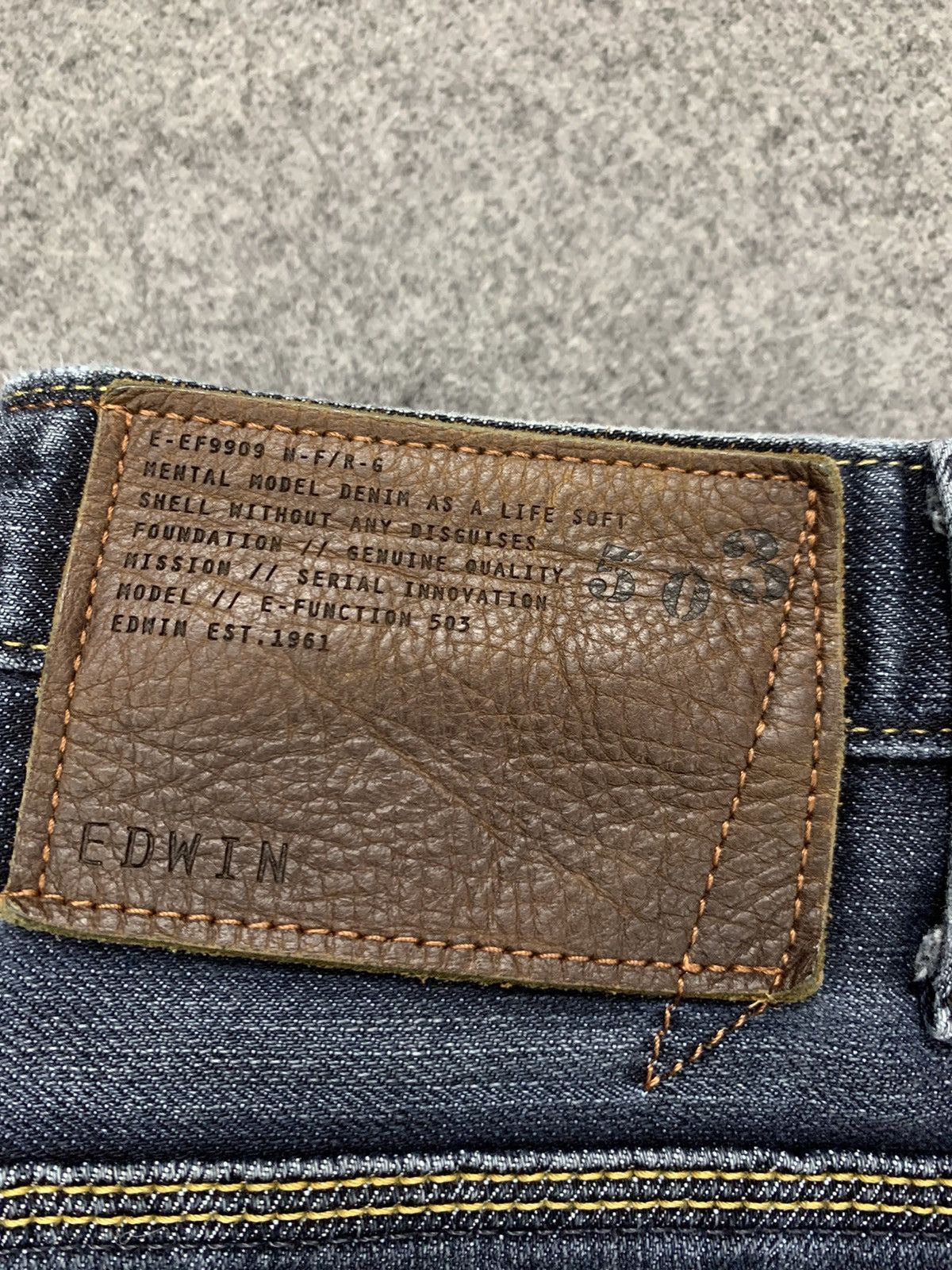 Edwin Faded Edwin 503 mental model denim. Size US 30 / EU 46 - 14 Thumbnail