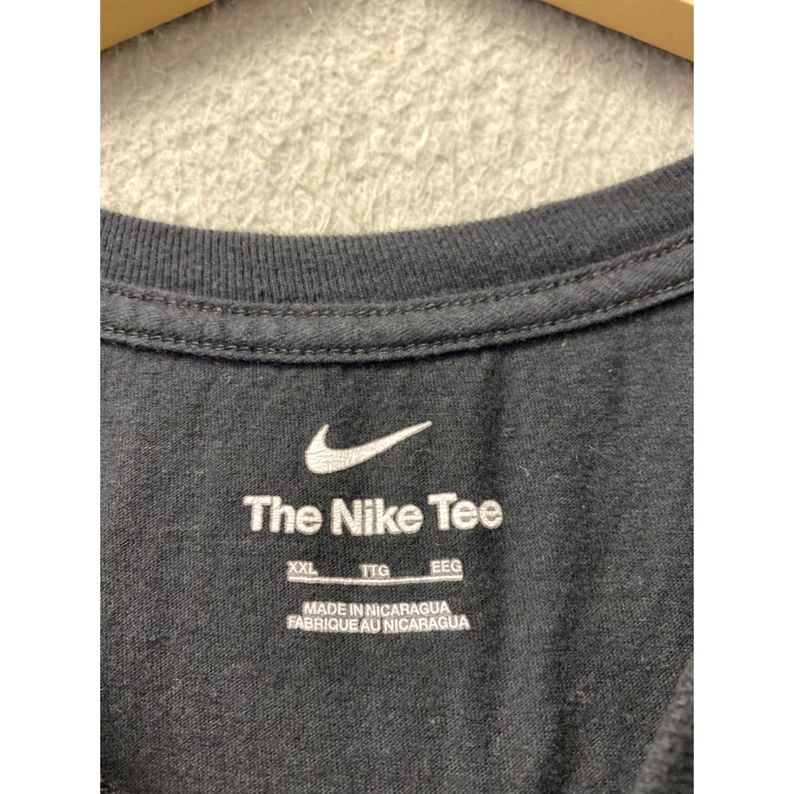 Nike Nike T-Shirt XL Men Black Logo Solid Casual Sportswear Size US XL / EU 56 / 4 - 3 Thumbnail