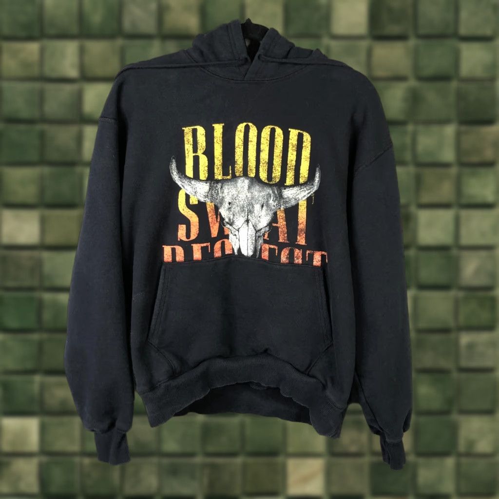 Under Armour Under Armour Hoodie Mens Large Black Blood Sweat Respect Pullover Graphic Print Hooded Sweatshirt with Pockets Size US L / EU 52-54 / 3 - 1 Thumbnail