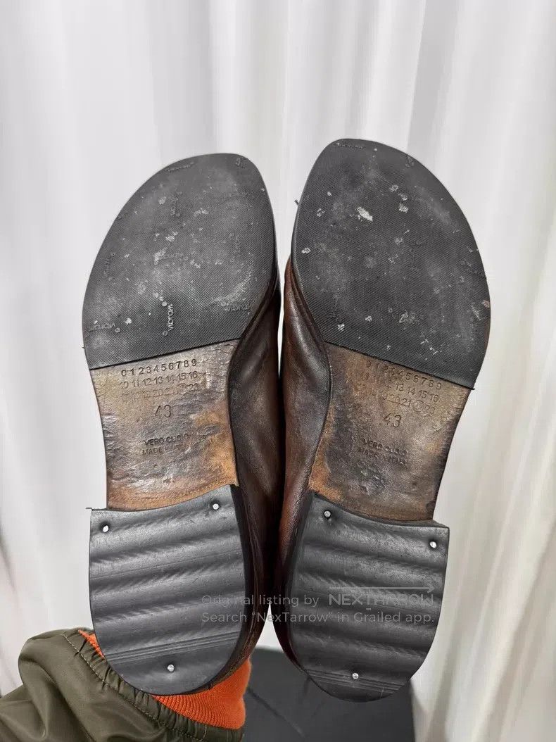 Maison Margiela Maison Margiela Oiled Derby Leather Shoes Size US 10 / EU 43 - 6 Thumbnail