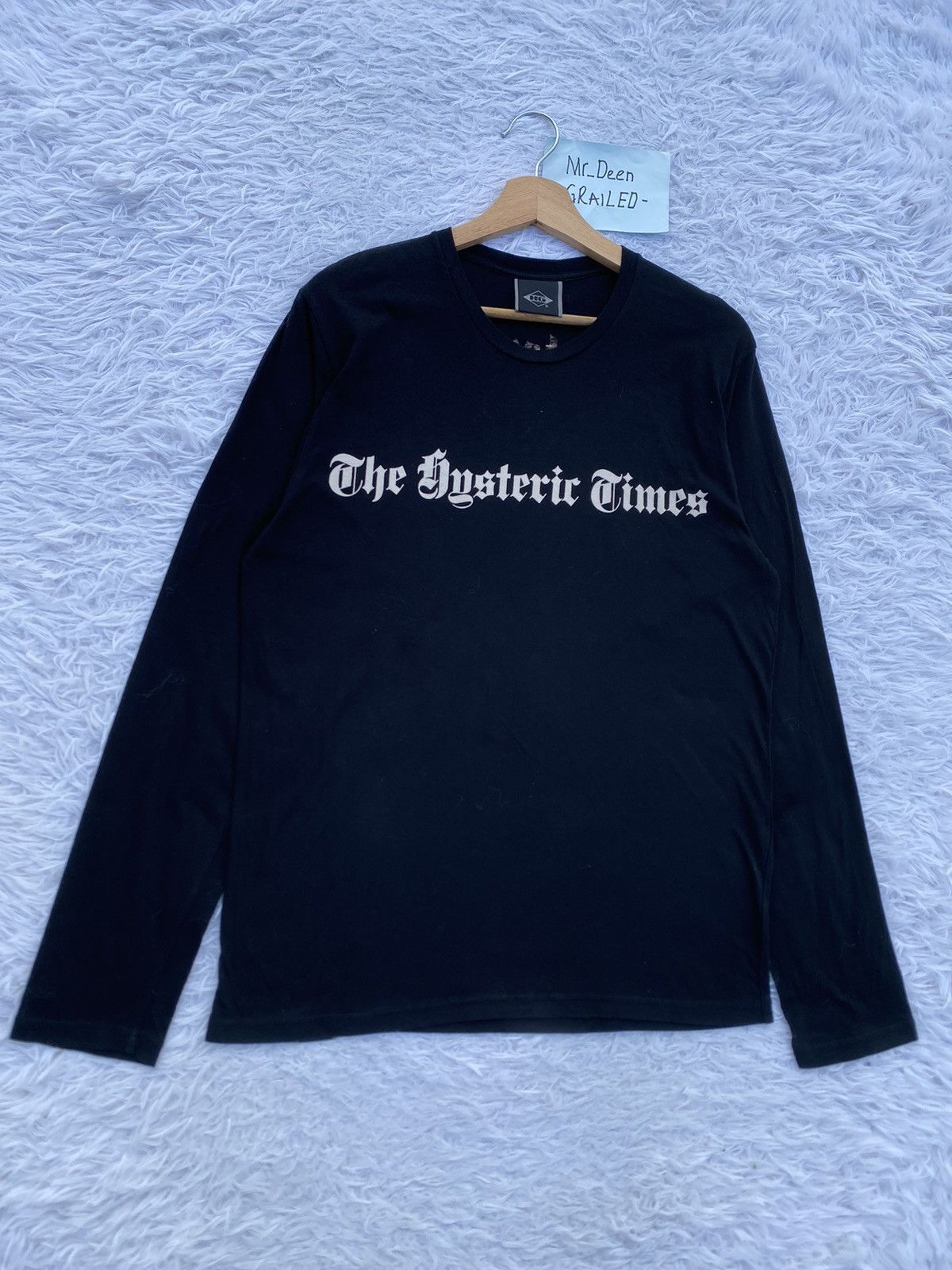 Hysteric Glamour Rare Hysteric Glamour The Hysteric Times Longsleeve Tshirt Size US M / EU 48-50 / 2 - 4 Thumbnail