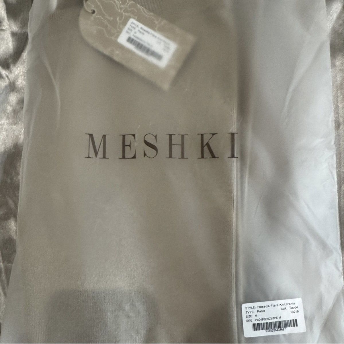 Other Meshki Rosetta Flare Knit Pants Taupe Size 28" / US 6 / IT 42 - 12 Thumbnail