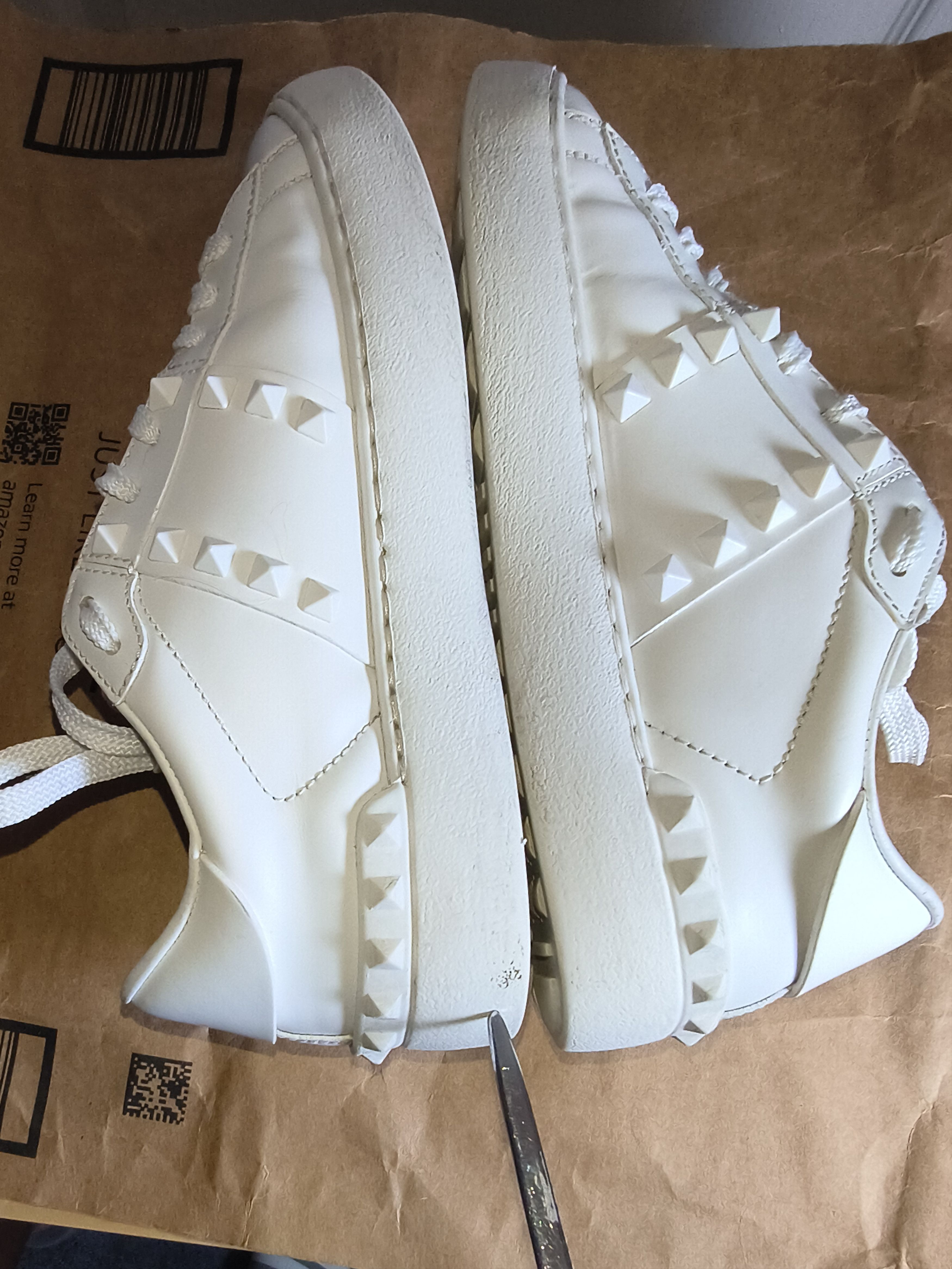 Valentino Valentino 11.Rockstud Untitled Sneaker White Size US 6.5 / IT 36.5 - 2 Thumbnail