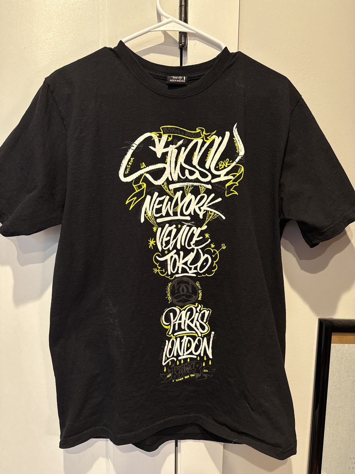 Born X Raised × Stussy Stussy x Born x Raised Handstyle Tee Medium Size US M / EU 48-50 / 2 - 2 Thumbnail