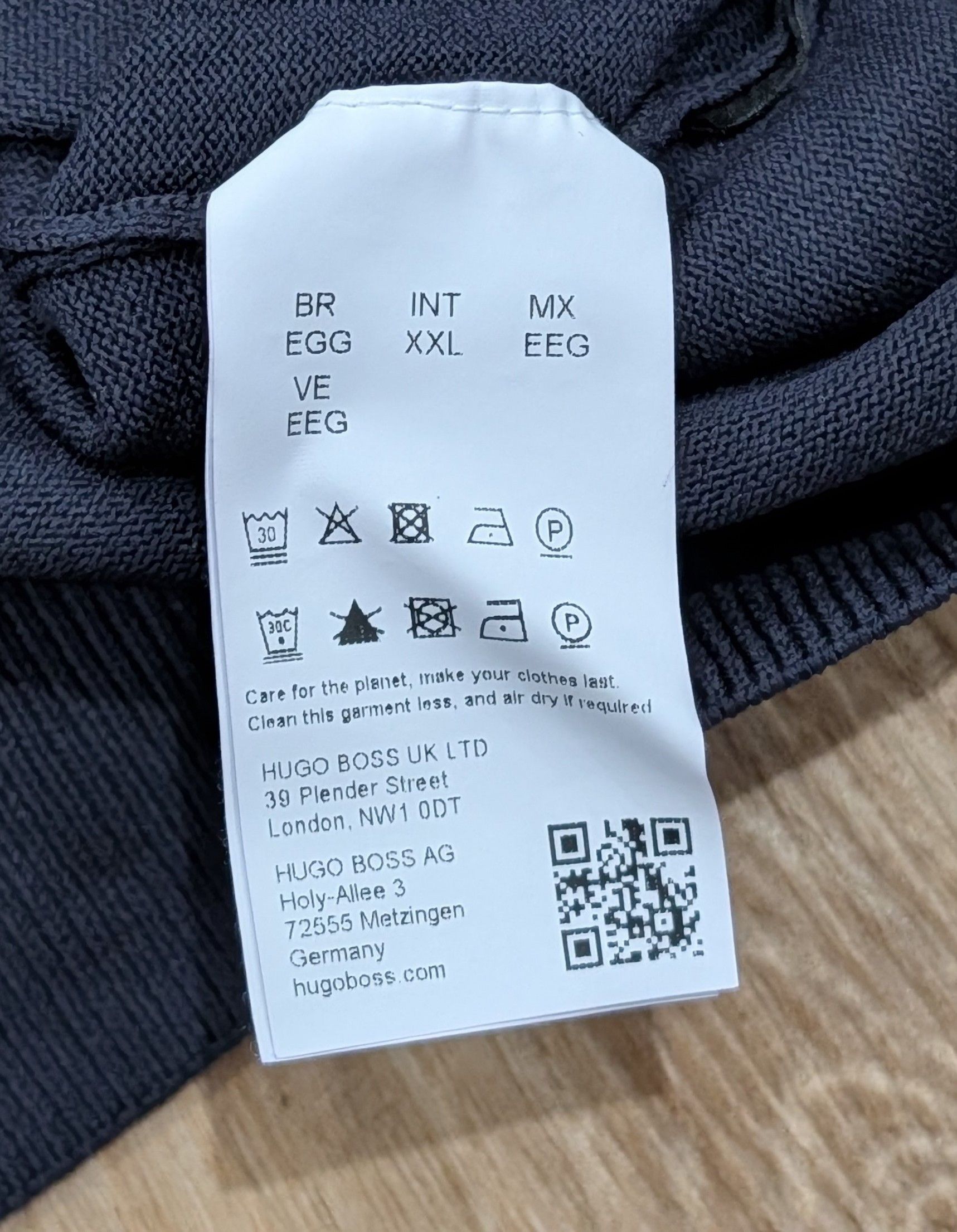 Hugo Boss BOSS Hugo Boss "Lobe" Crewneck Sweater Dark Blue 2XL Size US XXL / EU 58 / 5 - 6 Thumbnail
