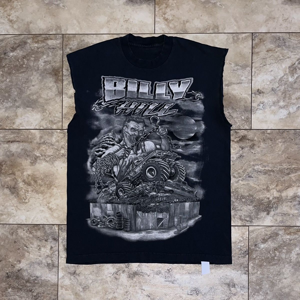 Billy Hill Billy Hill Junkyard Monster Truck Cutoff Tee Black USA Large Size US L / EU 52-54 / 3 - 1 Thumbnail