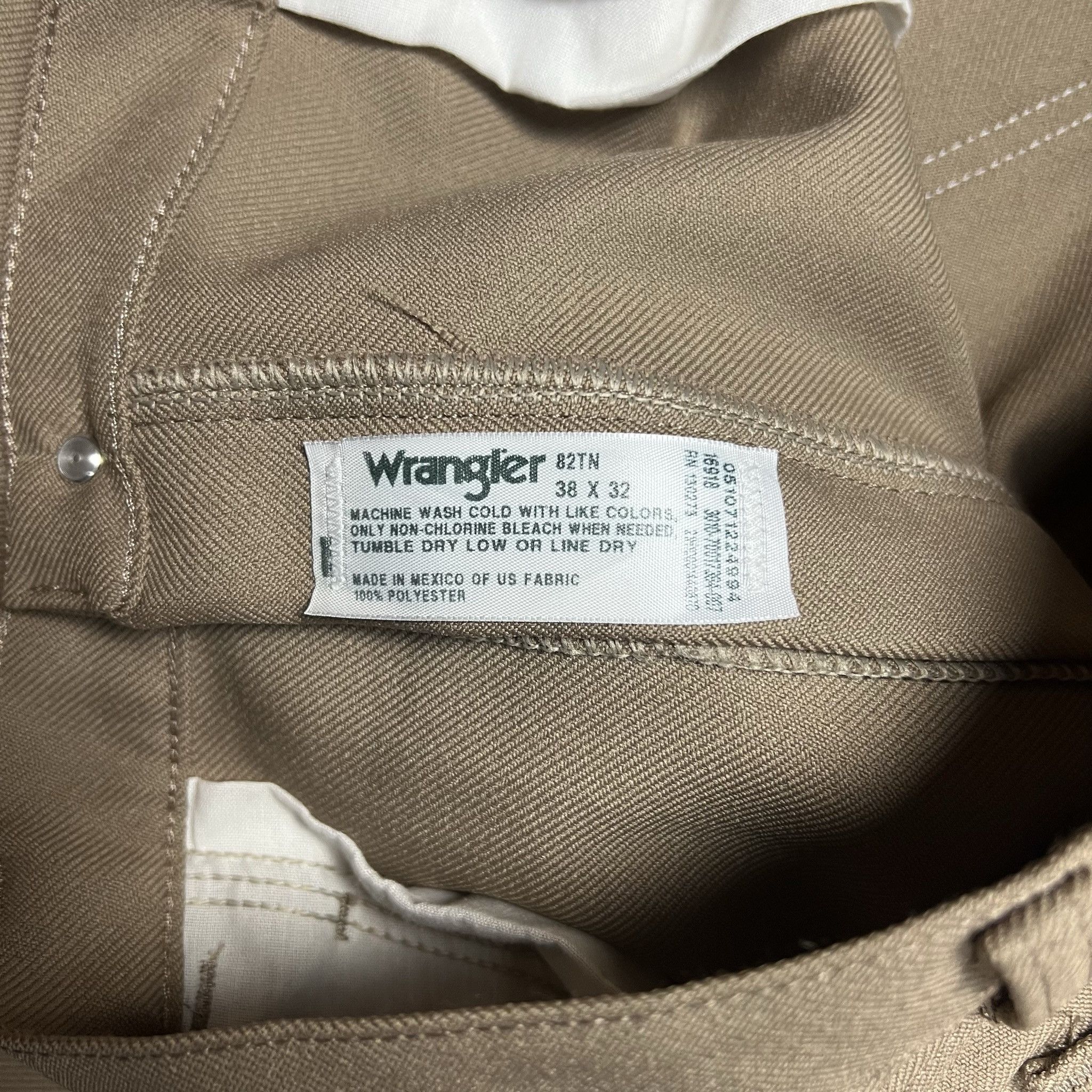 Wrangler Vintage Wrangler Wrancher Khaki Bootcut Pants - 37” Size US 37 - 6 Thumbnail